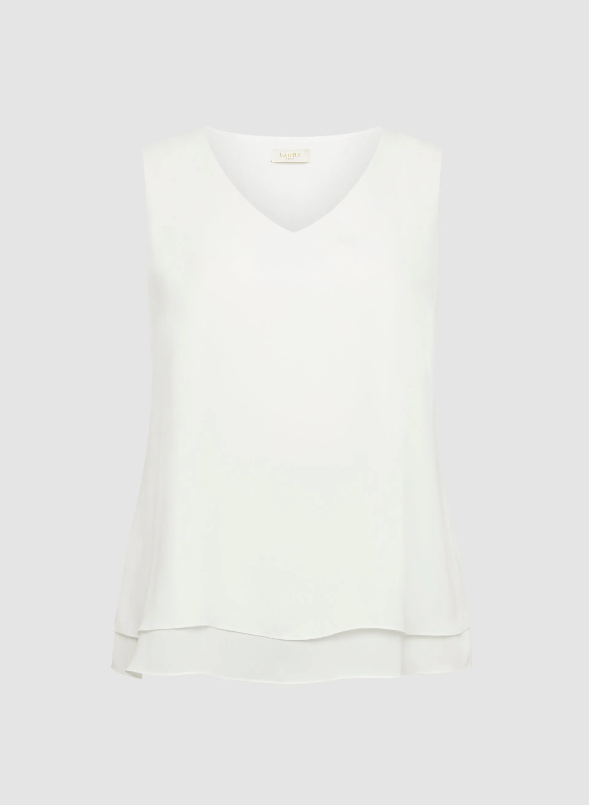 Sleeveless V-Neck Blouse sold by Laura product image thumbnail 5