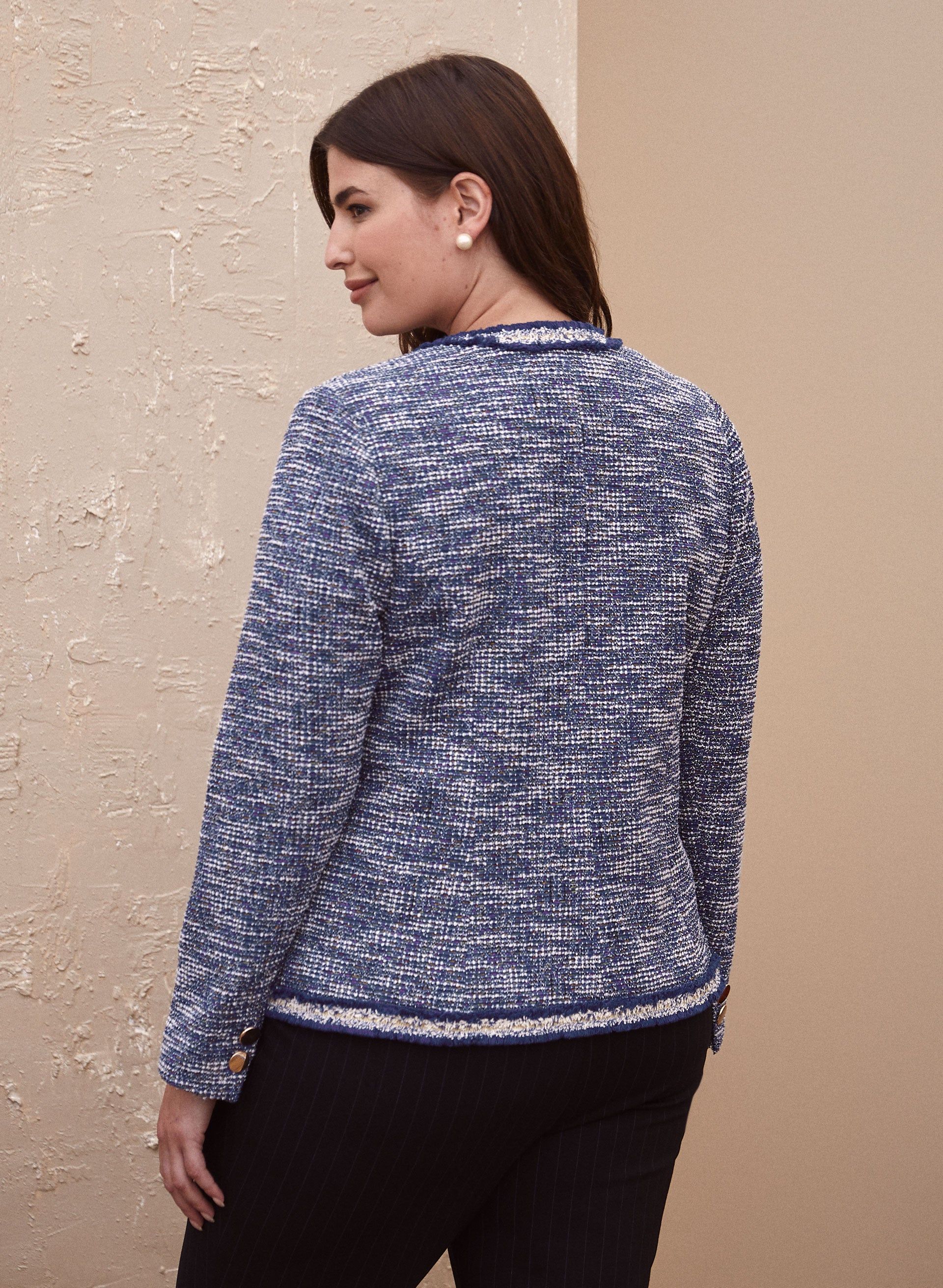 Contrast Trim Jacket sold by Laura product image thumbnail 2