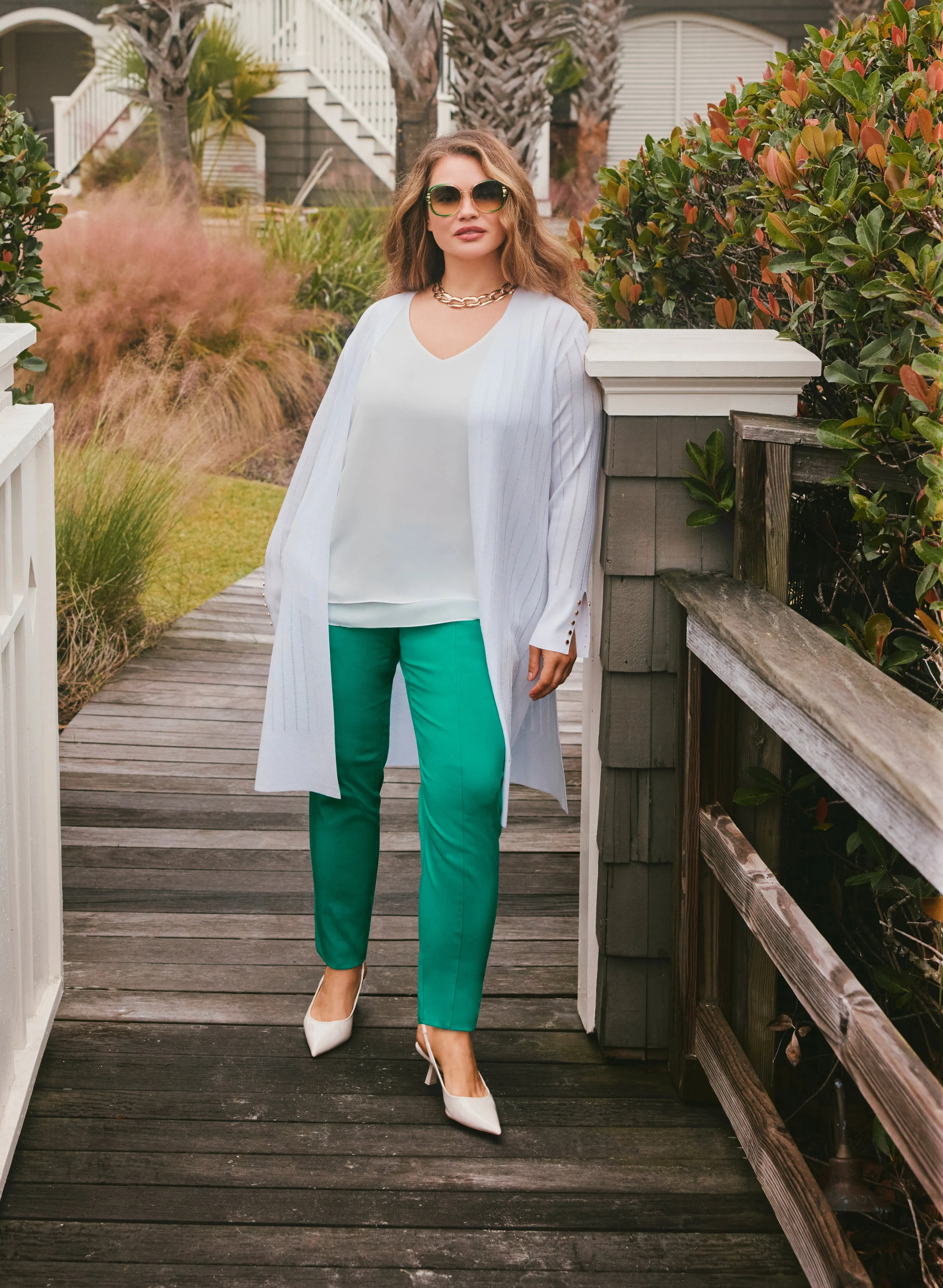 Sleeveless V-Neck Blouse sold by Laura product image thumbnail 2