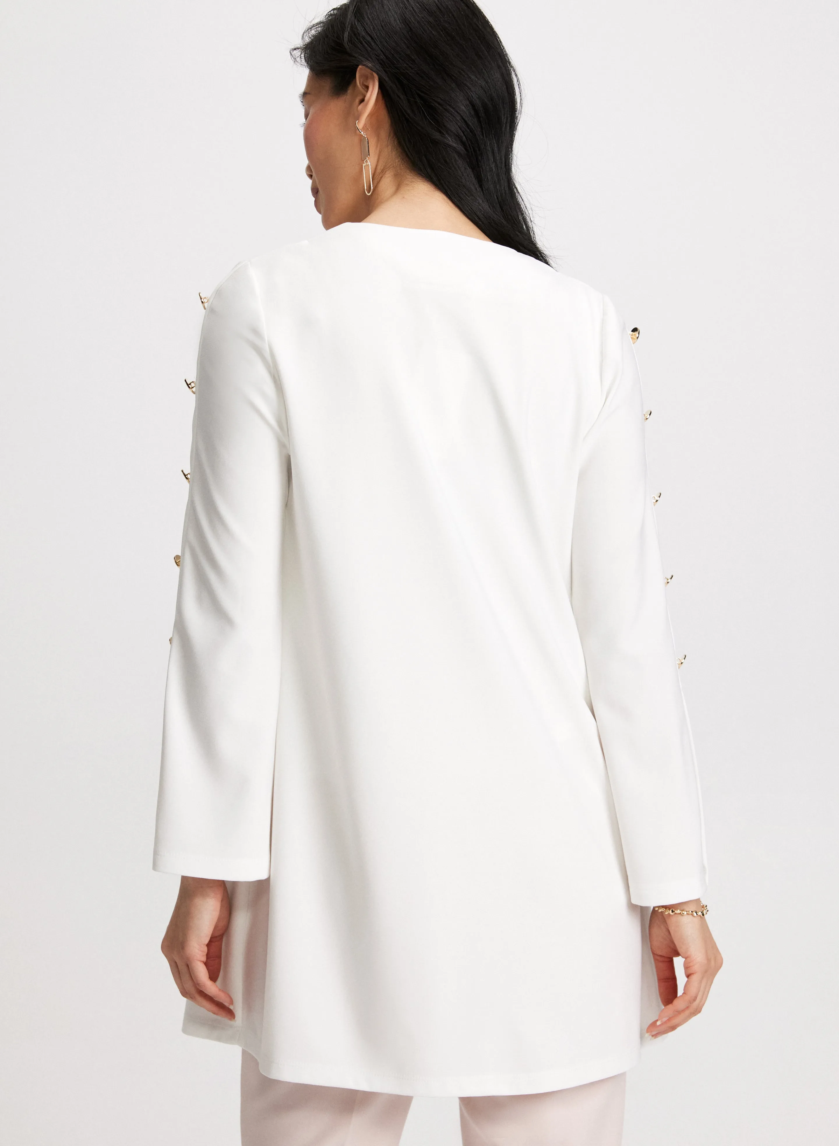 Button Detail Open-Front Top sold by Laura product image thumbnail 4