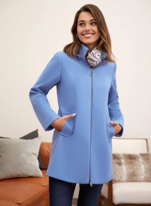 Stretch Wool Blend Coat sold by Laura