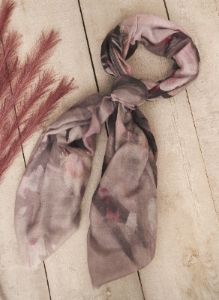 Abstract Floral Print Scarf sold by Laura
