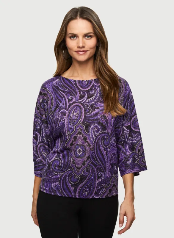 Paisley Print Top sold by Laura