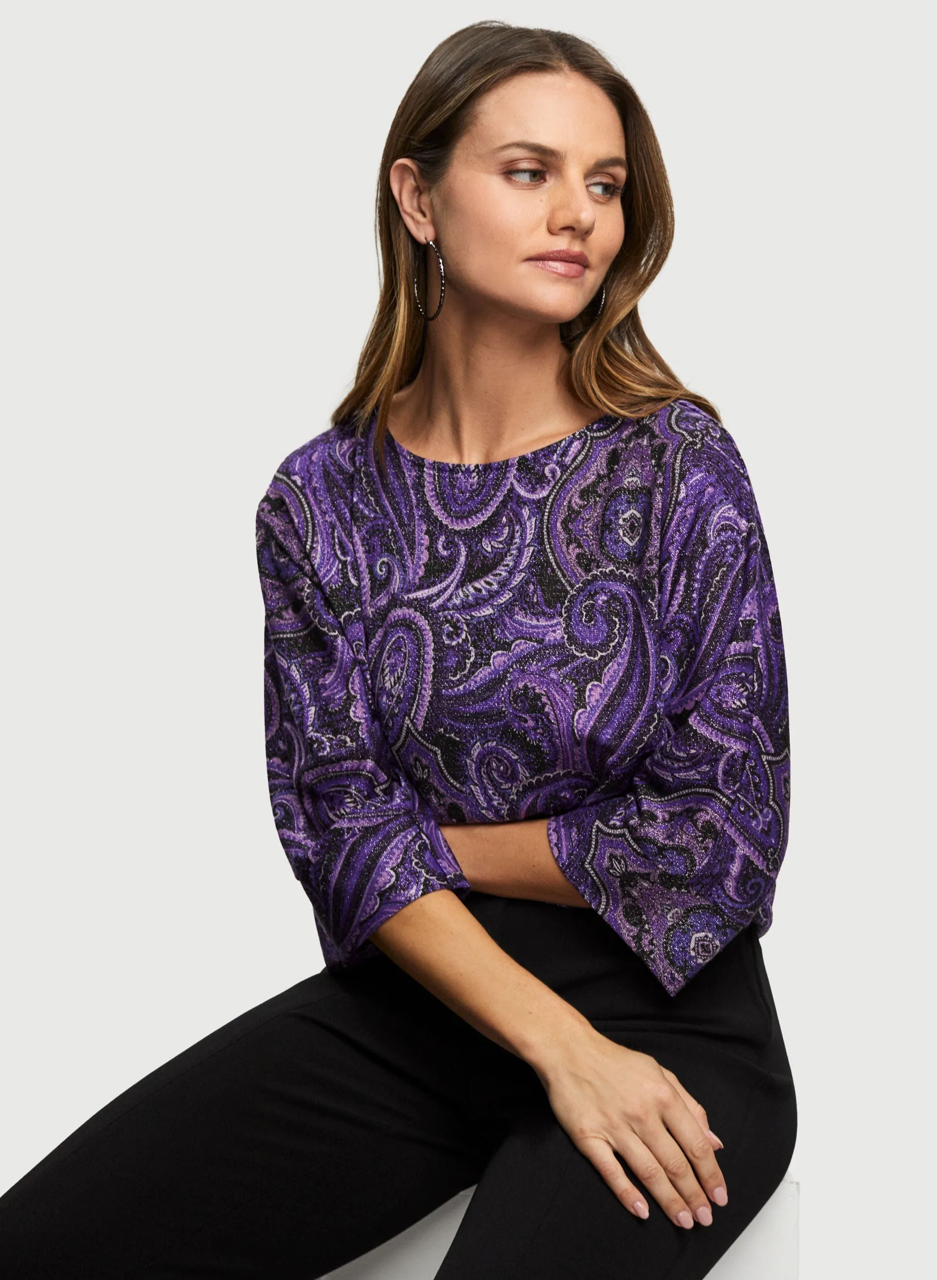 Paisley Print Top sold by Laura product image thumbnail 5