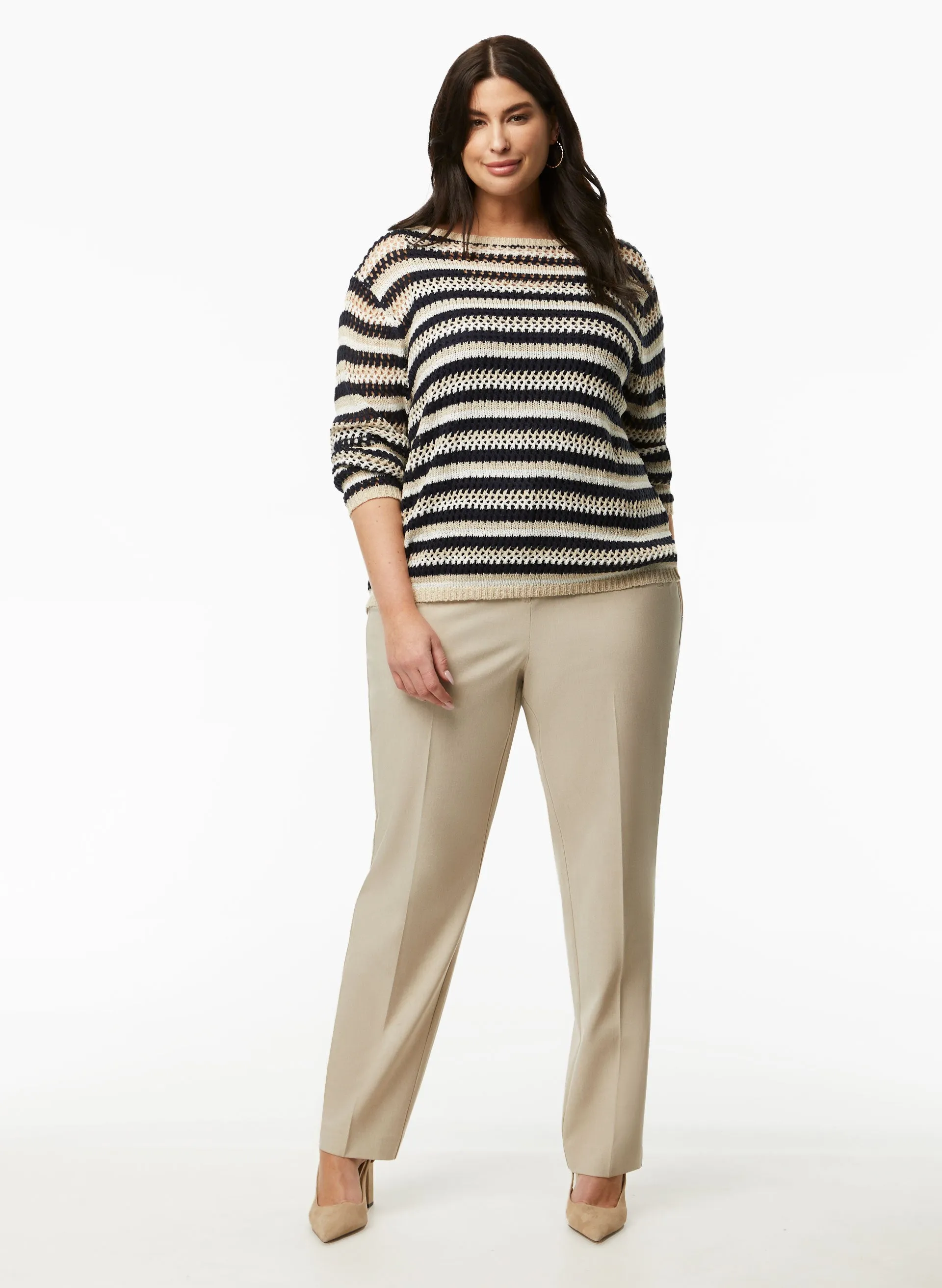 Stripe Print Sweater sold by Laura product image thumbnail 3