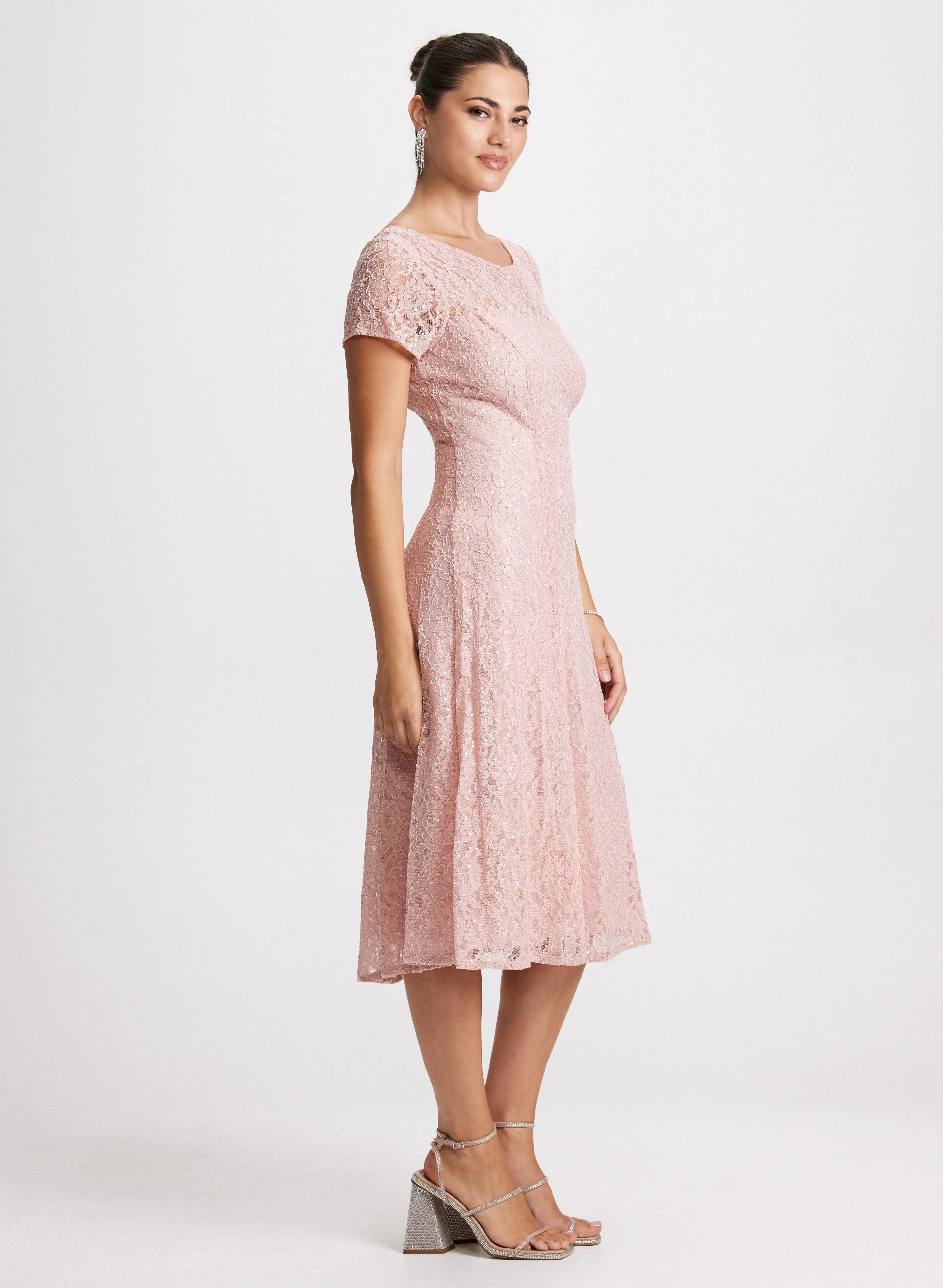 Sequin Lace Dress sold by Laura product image thumbnail 3