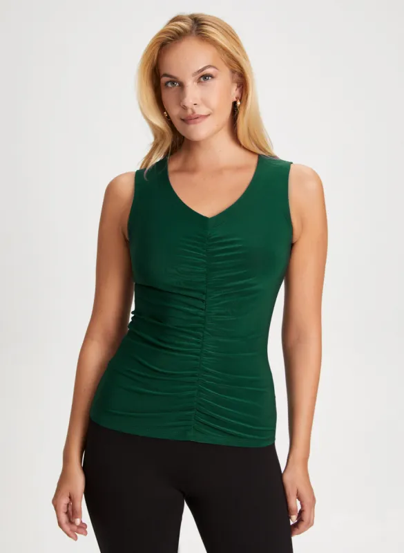 Ruched Sleeveless Top sold by Laura