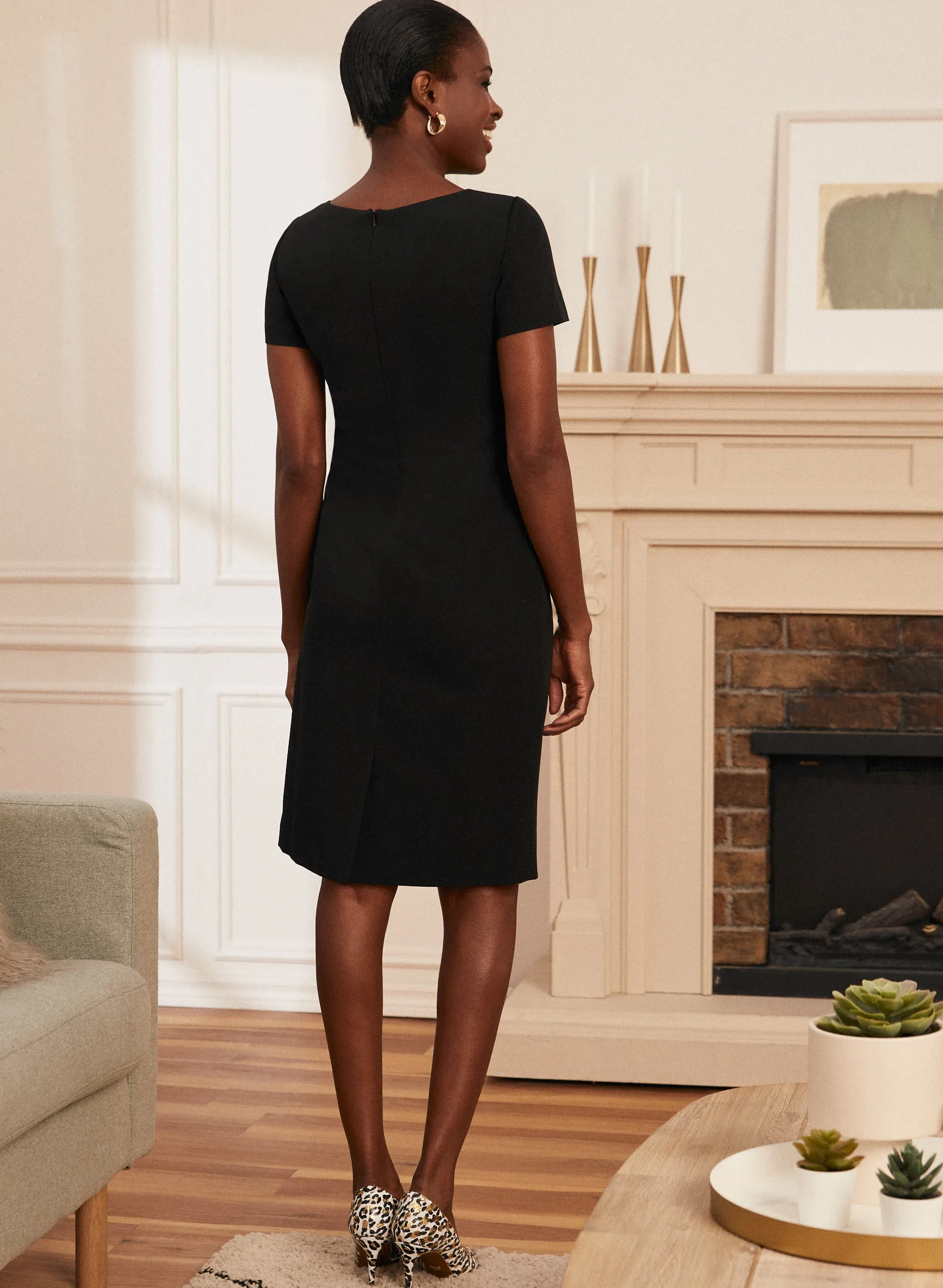 Separate Ways - Short Sleeve Day Dress sold by Laura product image thumbnail 2