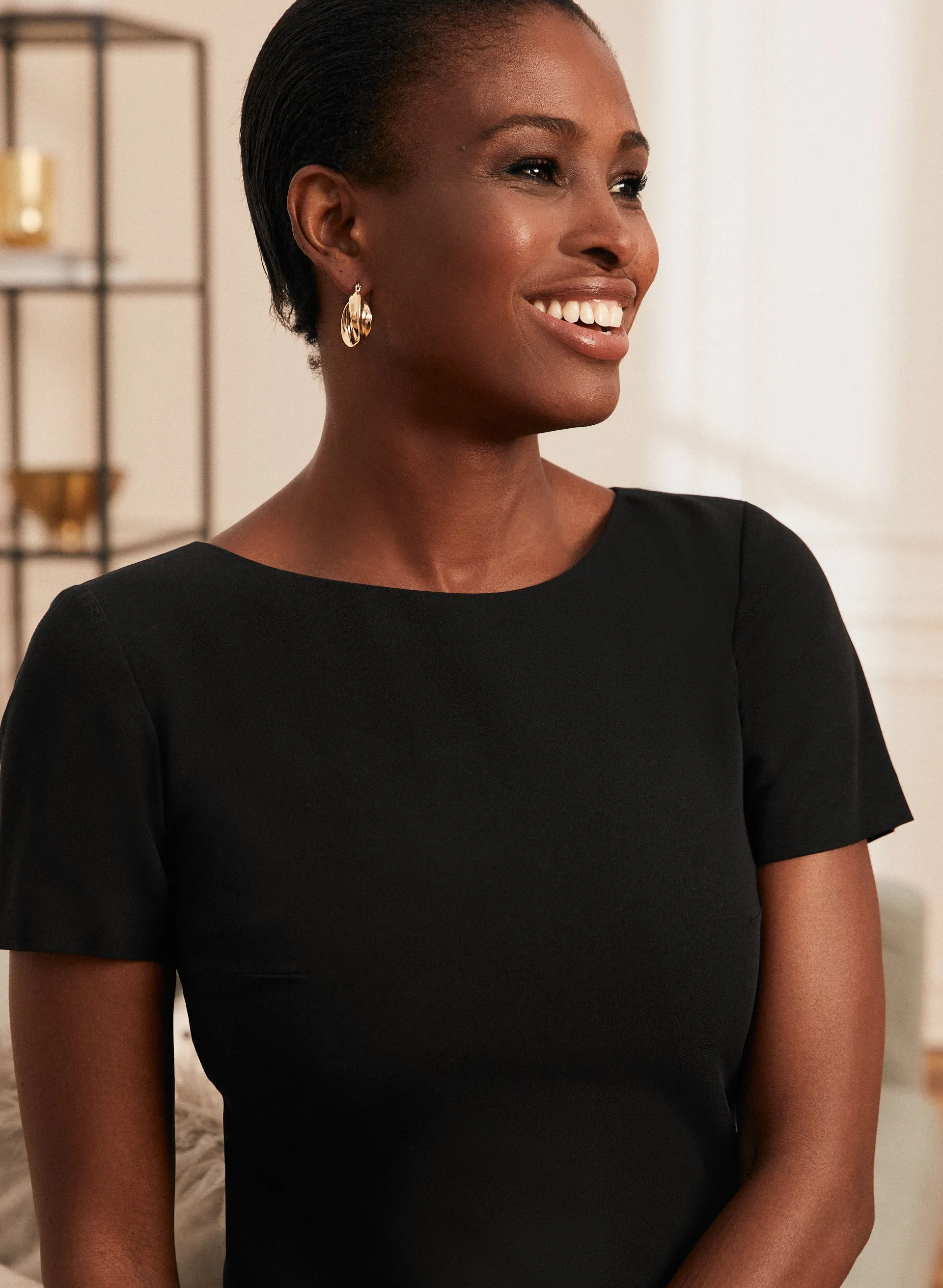 Separate Ways - Short Sleeve Day Dress sold by Laura product image thumbnail 3