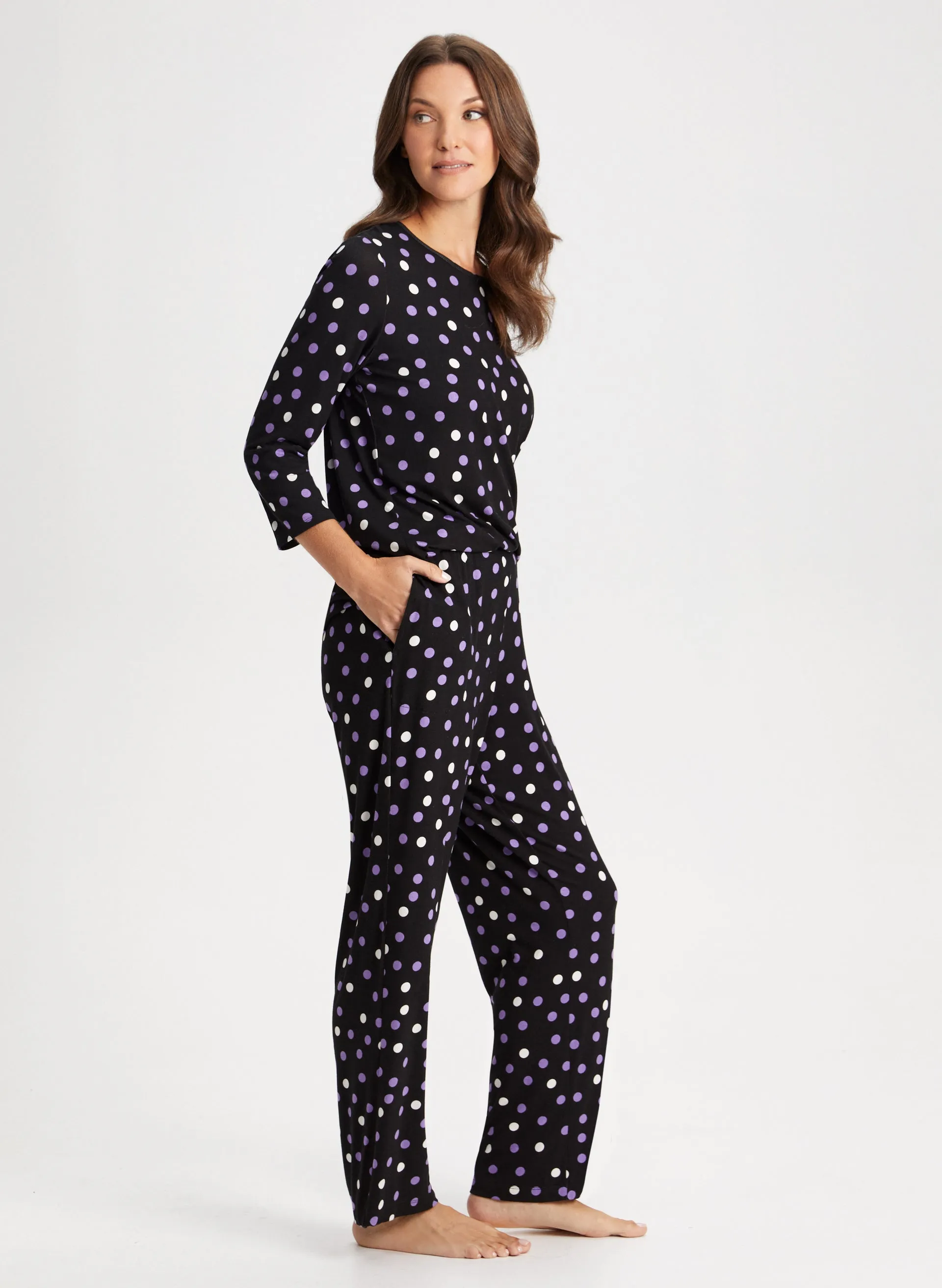 Pull-On Polka Dot Pyjama Pants sold by Laura product image thumbnail 3