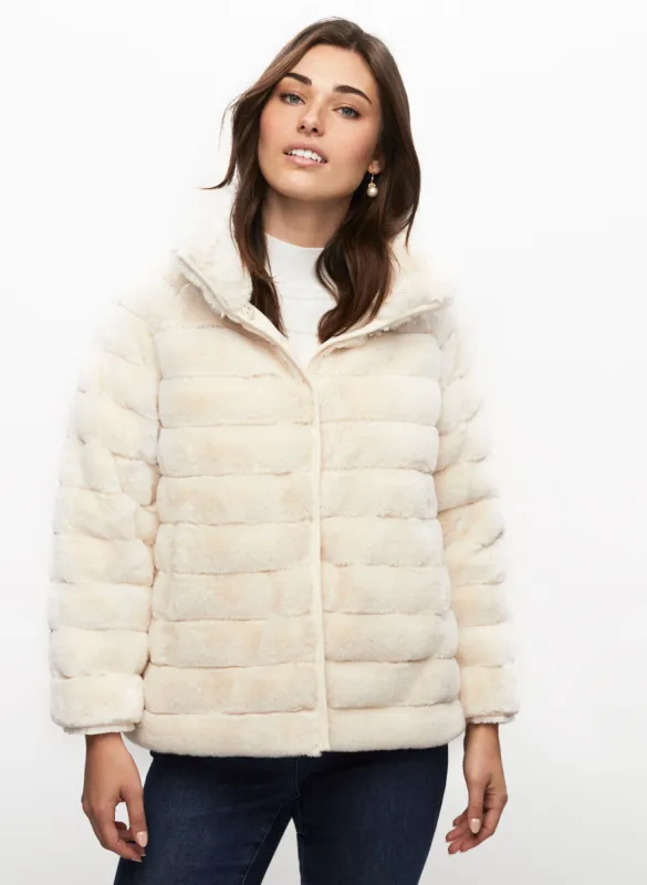 Reversible Faux Fur Coat sold by Laura