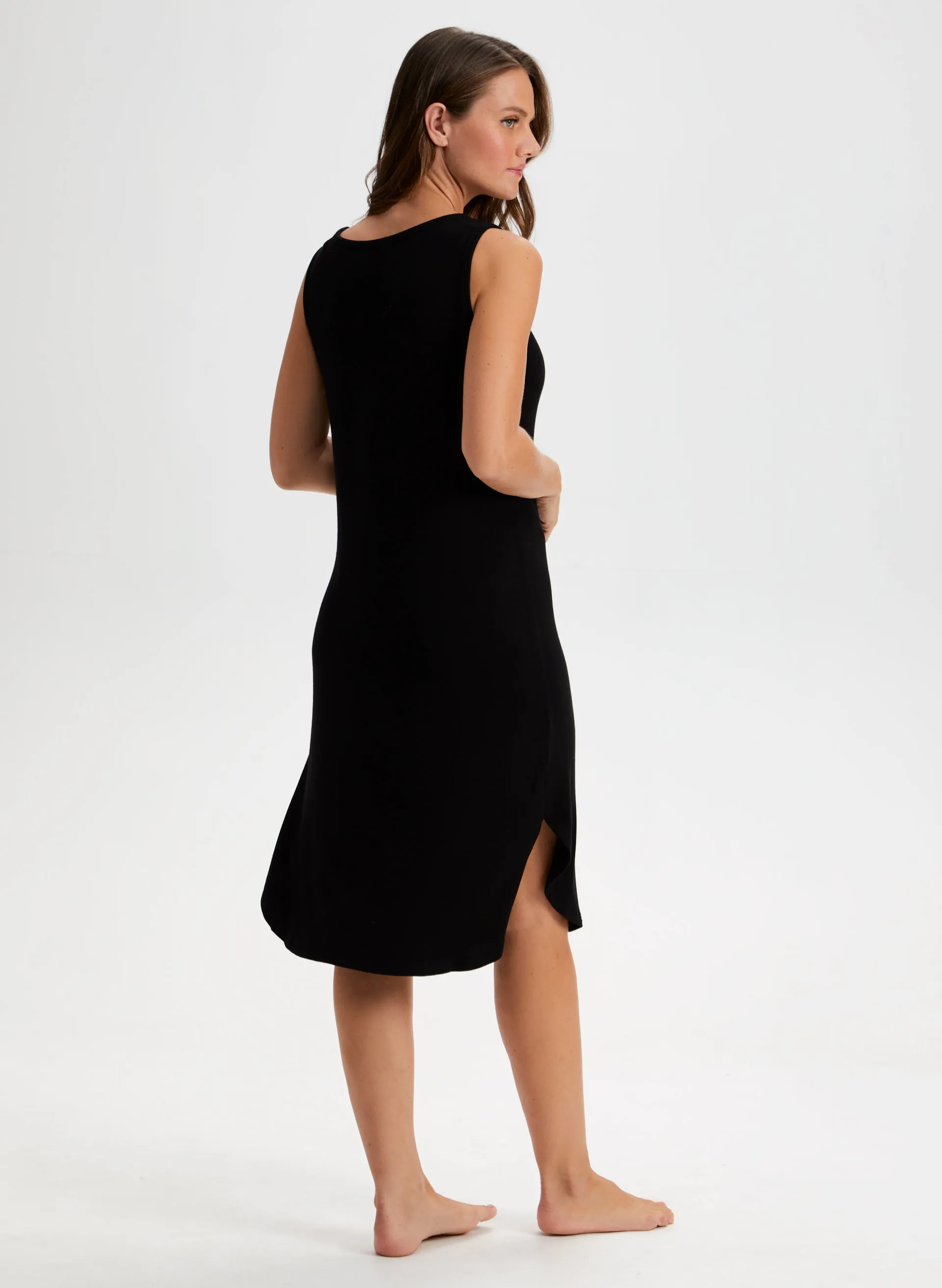 Ribbed Sleeveless Night Dress sold by Laura product image thumbnail 2