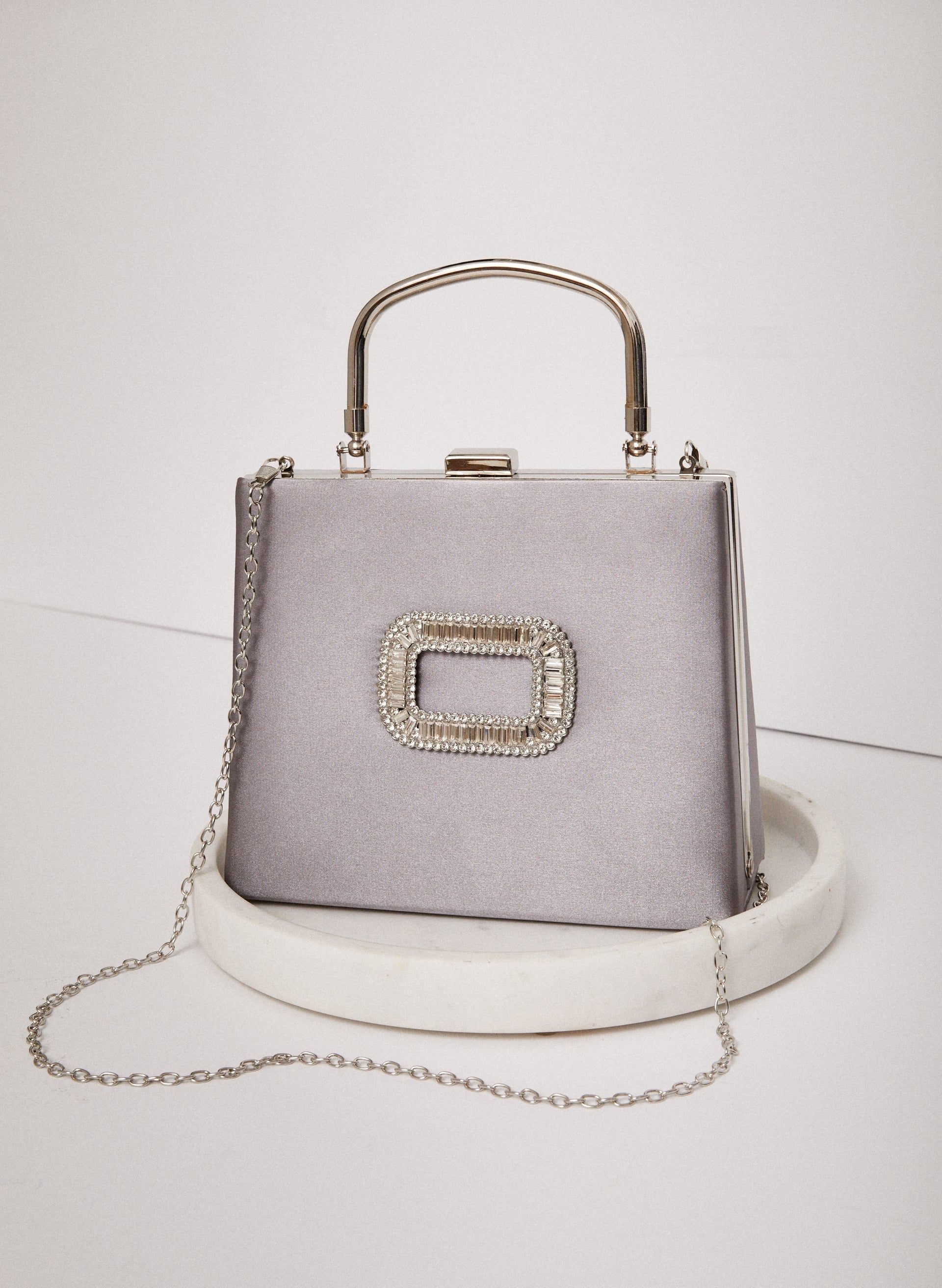 Satin Evening Clutch sold by Laura