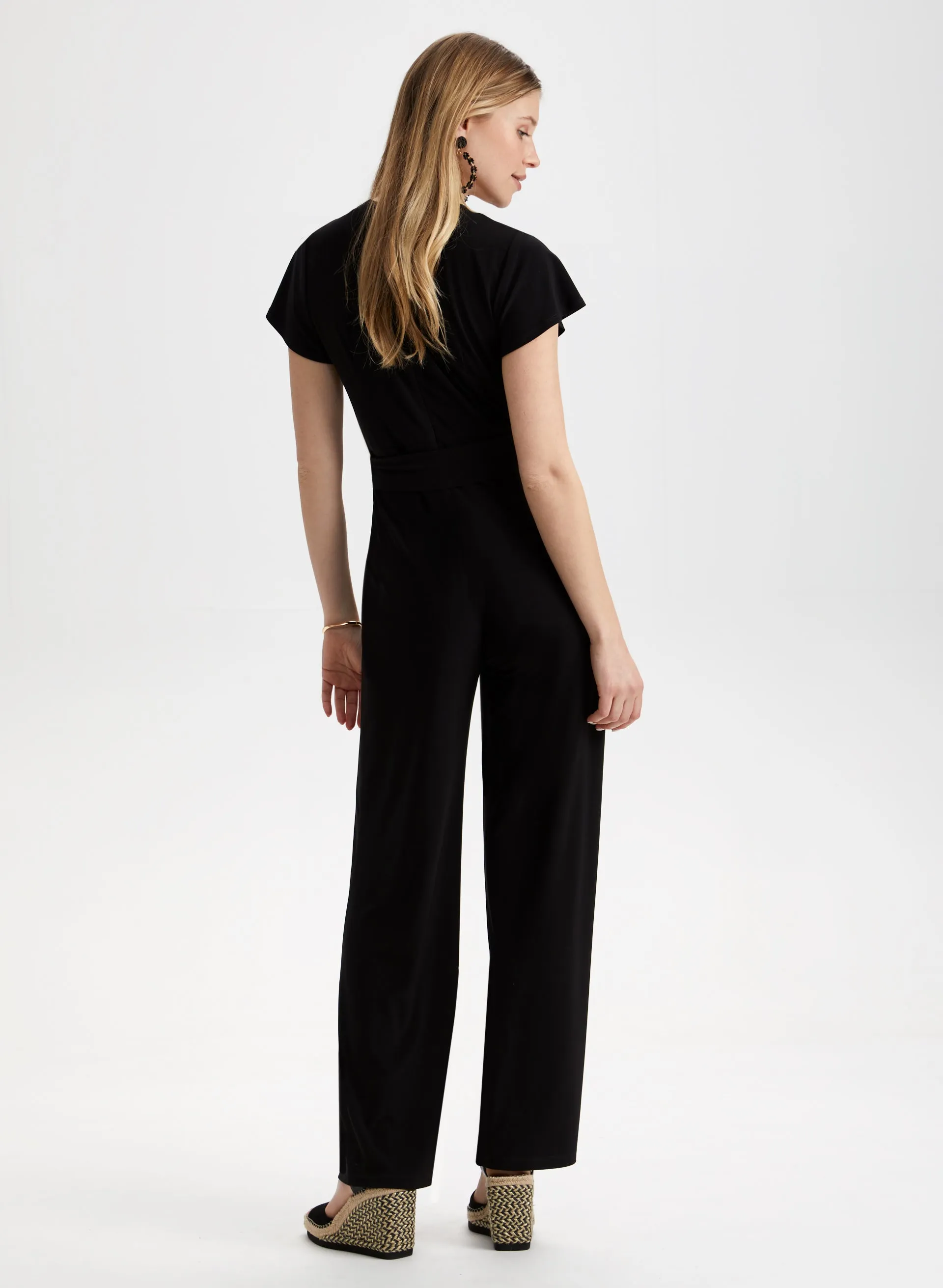 Wide Leg V-Neck Jumpsuit sold by Laura product image thumbnail 2