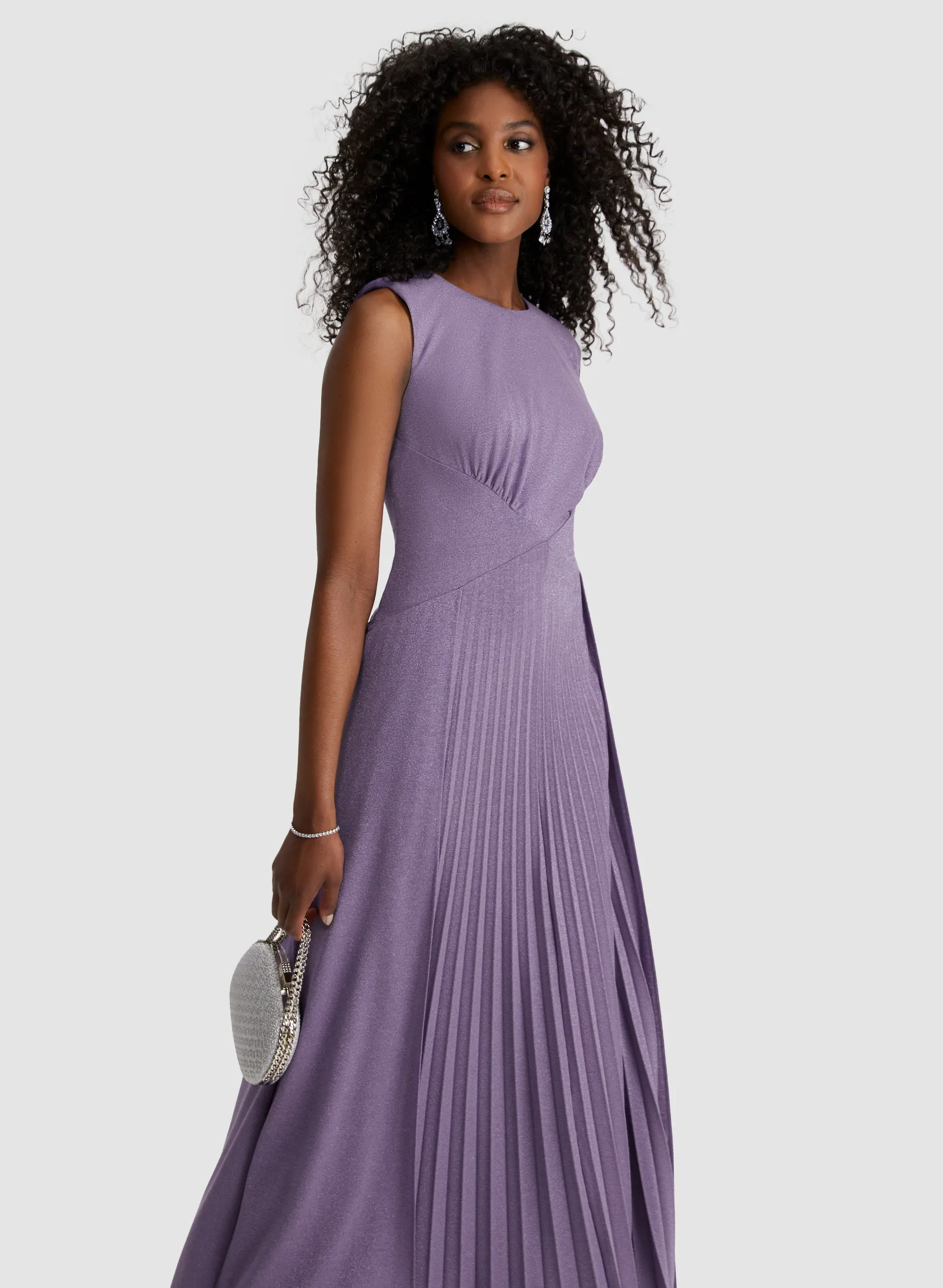 Sleeveless Pleated Dress sold by Laura product image thumbnail 5