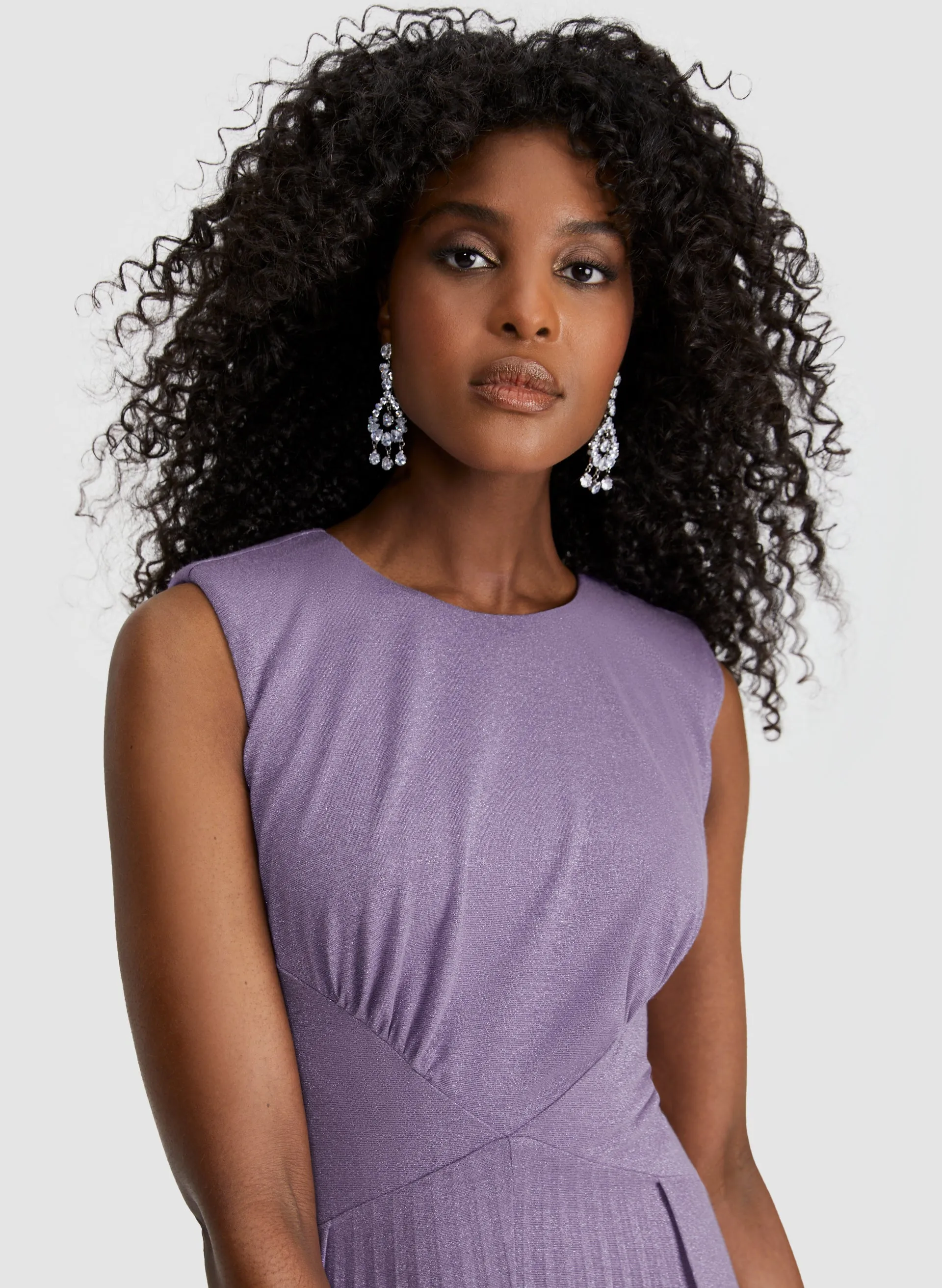 Sleeveless Pleated Dress sold by Laura product image thumbnail 4