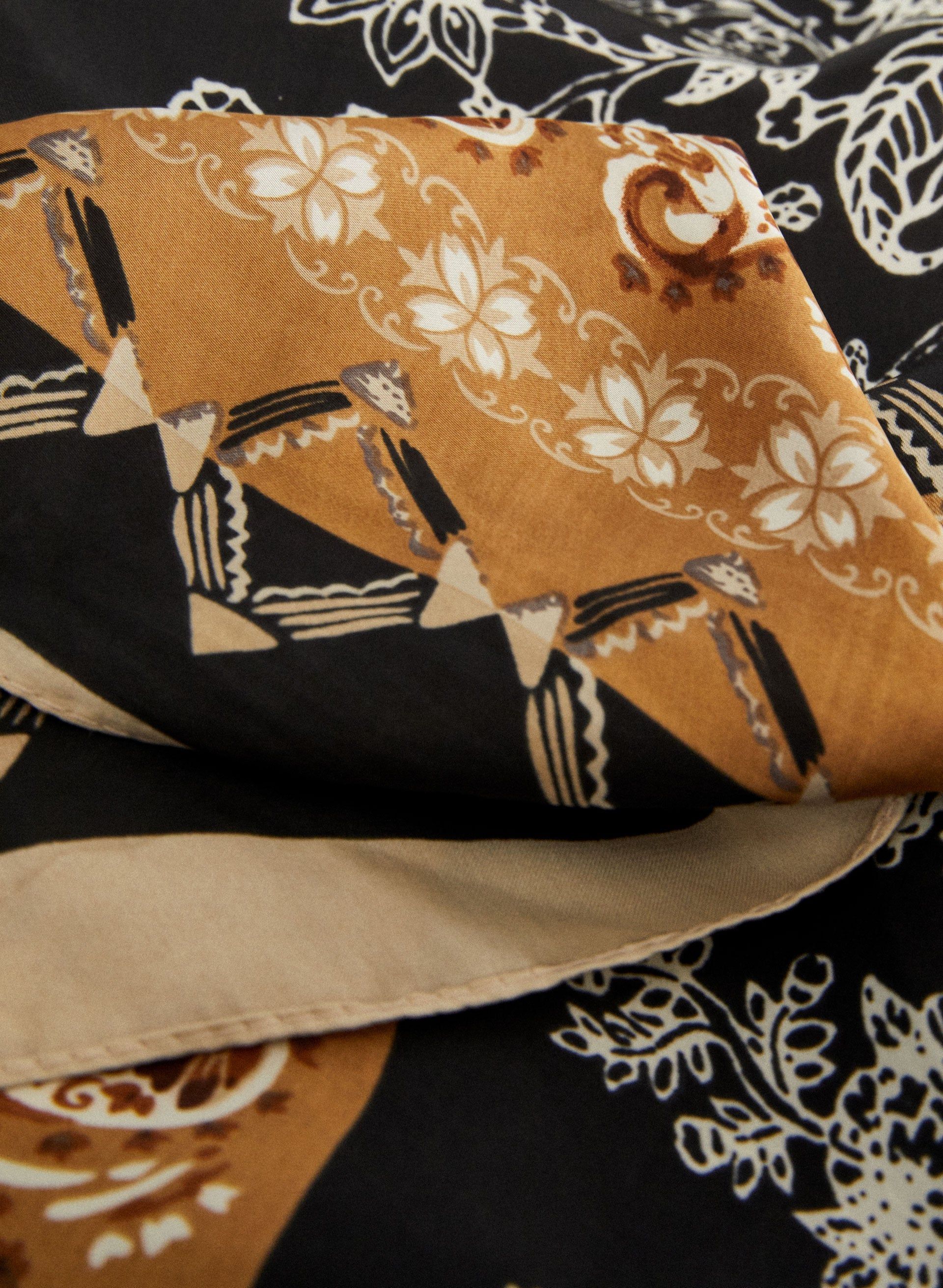 Floral & Paisley Print Scarf sold by Laura product image thumbnail 2