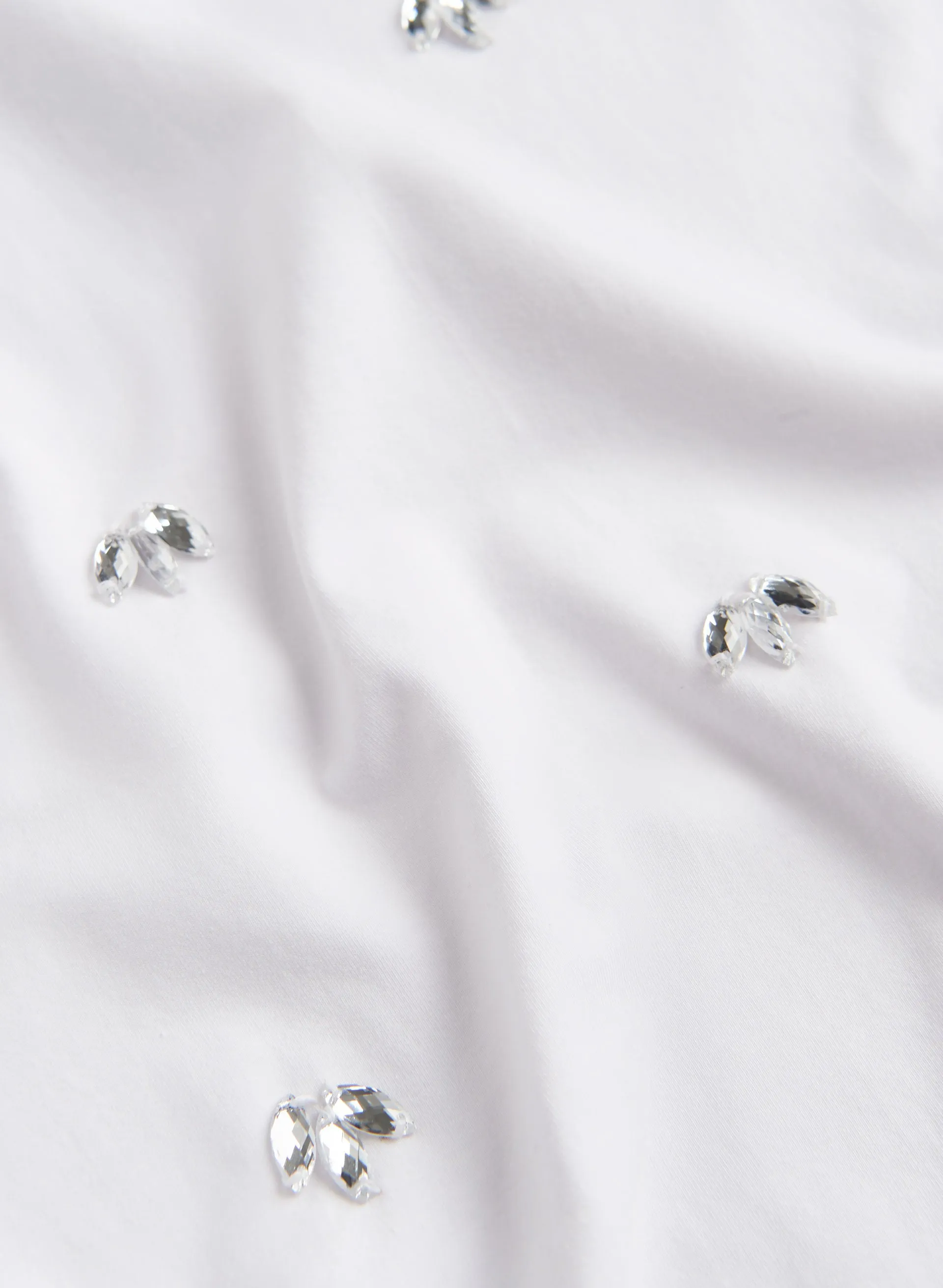 Stone Detail Short Sleeve Tee sold by Laura product image thumbnail 4