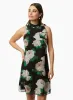 Rose Print Chiffon Dress sold by Laura