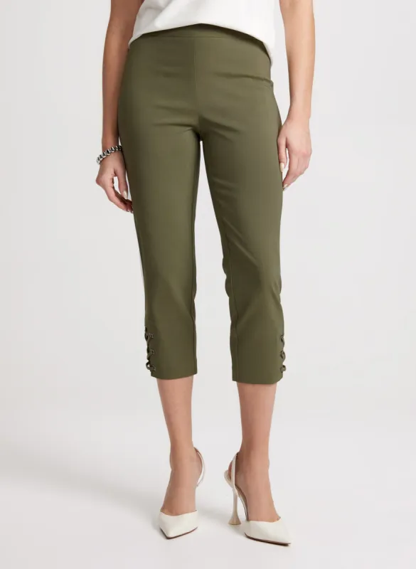Pull-On Bengaline Capris sold by Laura