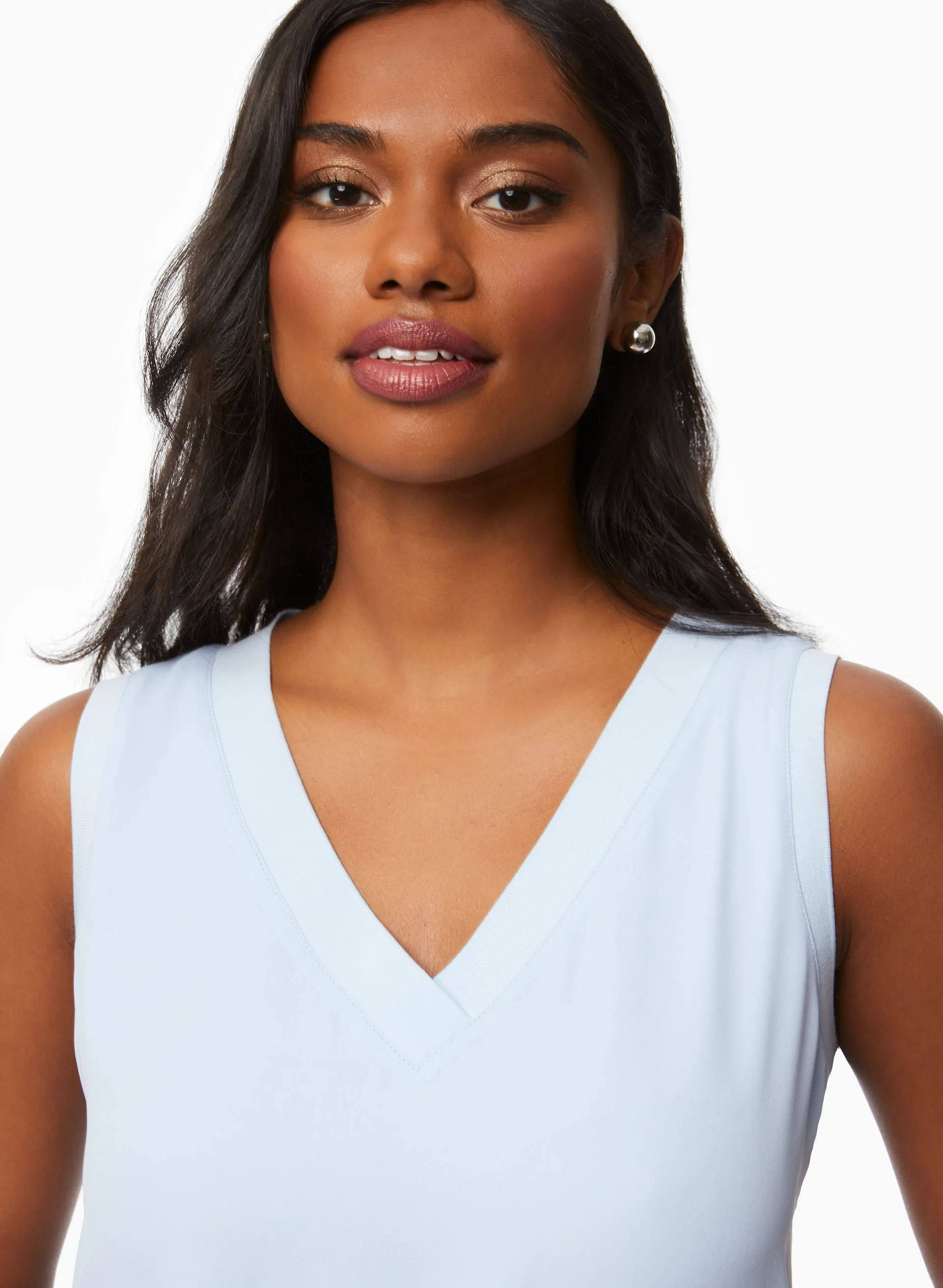 Sleeveless V-Neck Blouse sold by Laura product image thumbnail 2