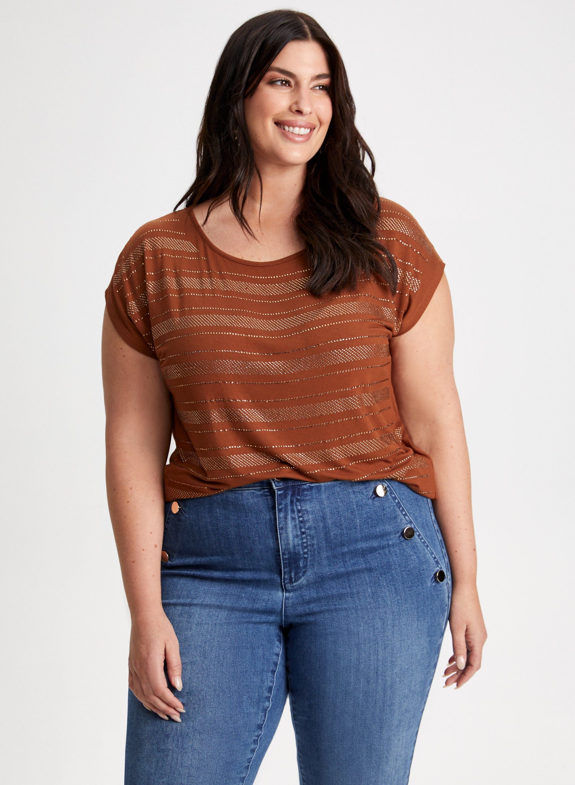 Stud Detail Top sold by Laura