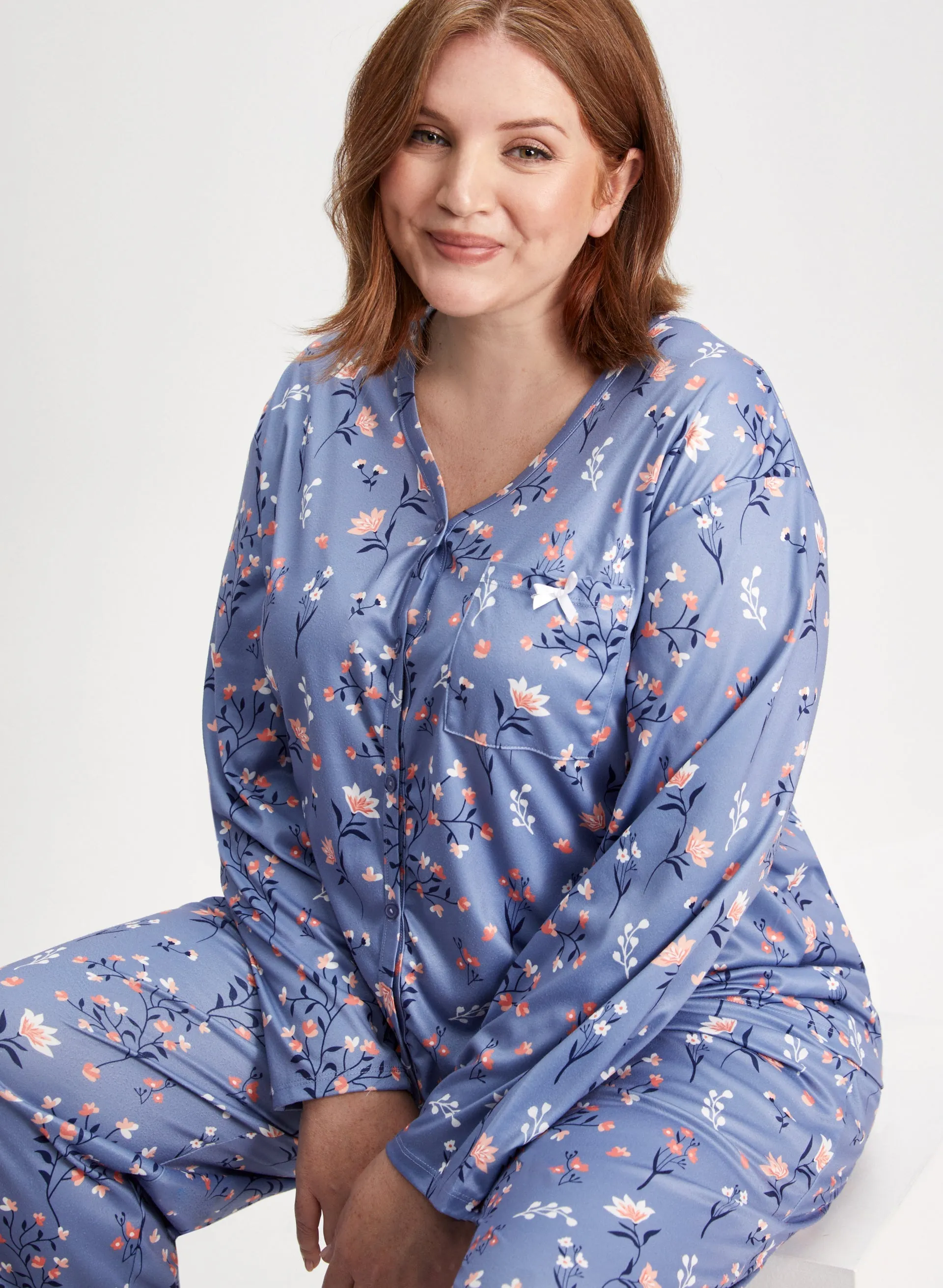 Floral Print Pyjama Set sold by Laura product image thumbnail 3