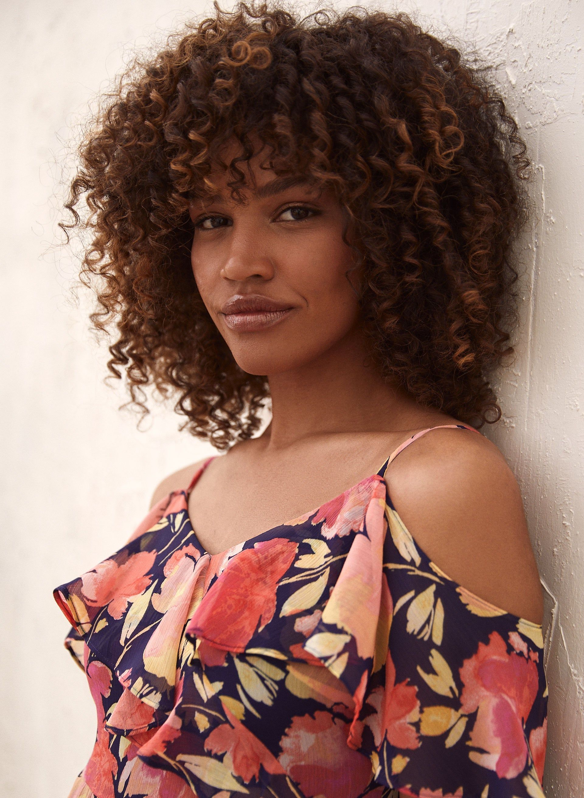 Ruffle Detail Floral Print Dress sold by Laura product image thumbnail 2