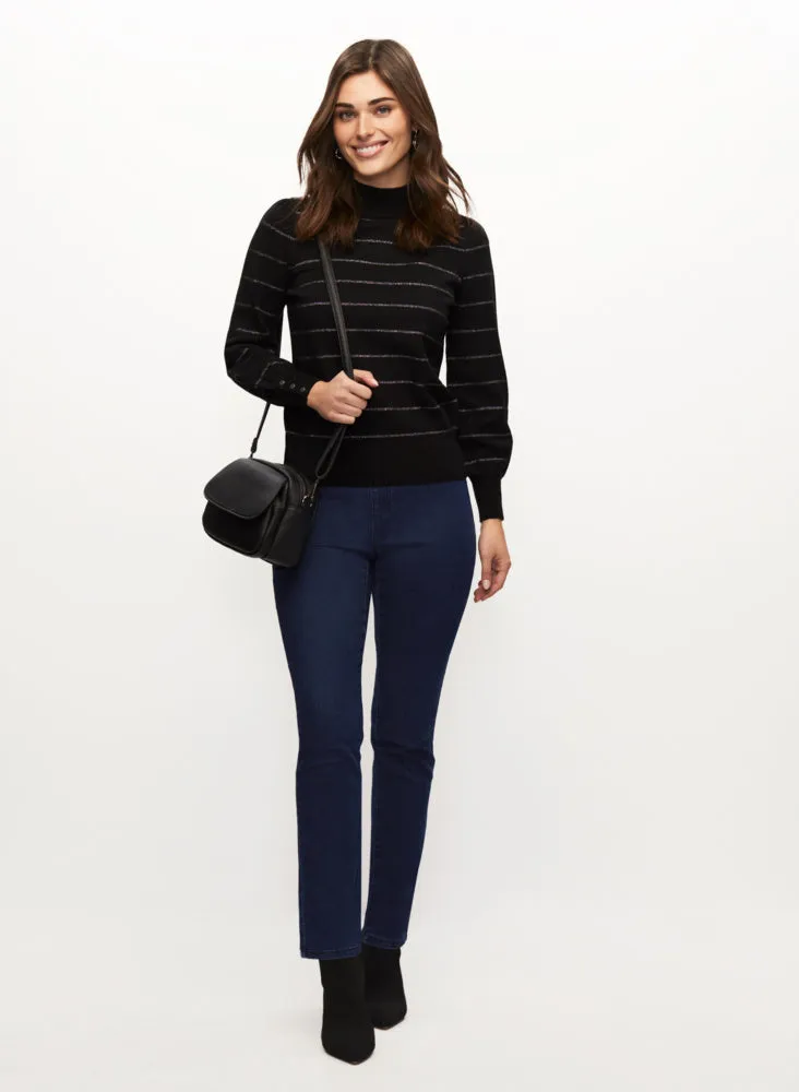 Stripe Sweater & Straight Leg Jeans sold by Laura