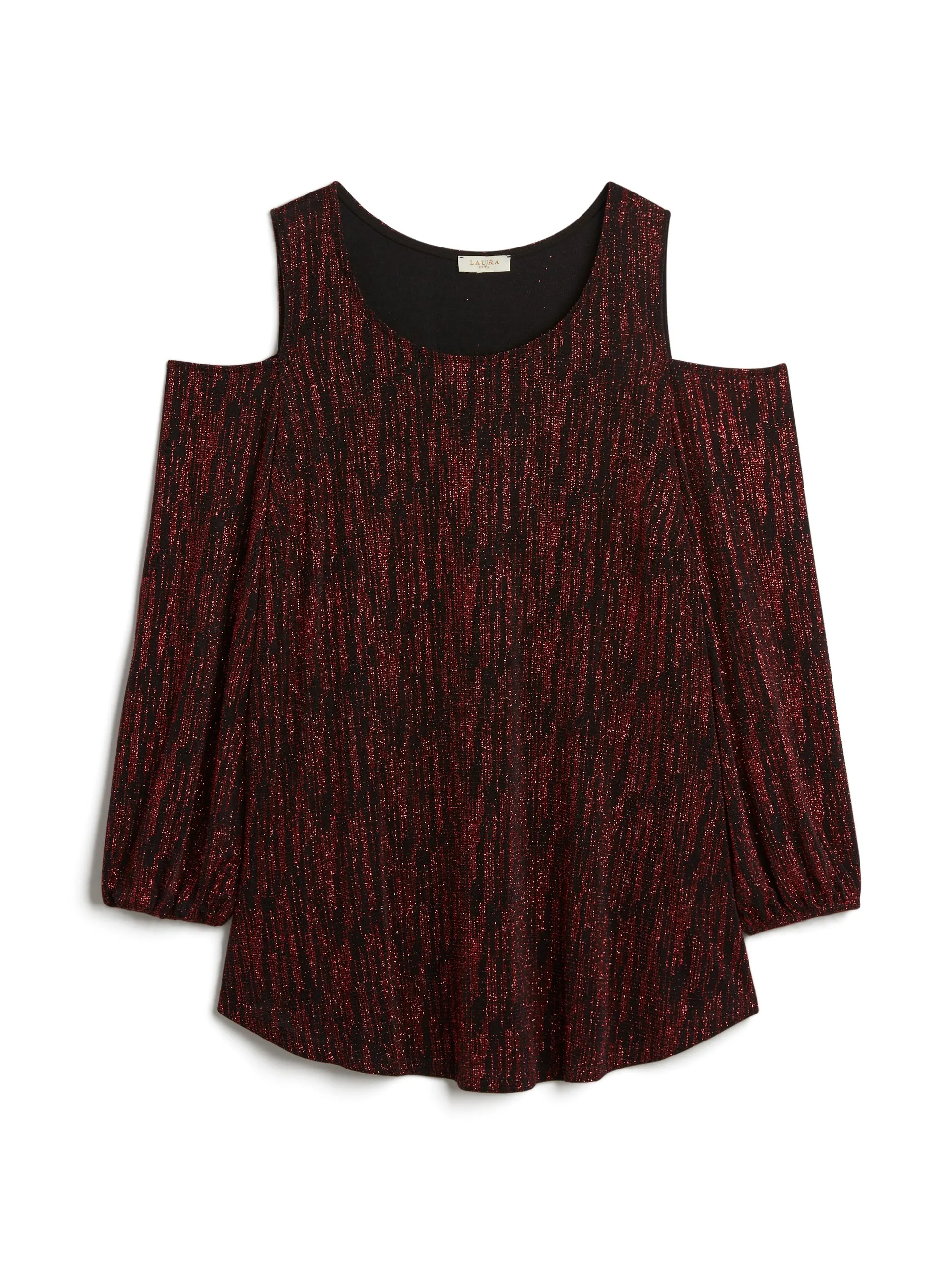 Metallic Open Shoulder Top sold by Laura product image thumbnail 5