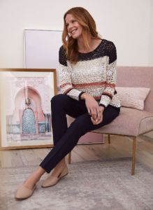 Signature Fit Straight Leg Pants sold by Laura