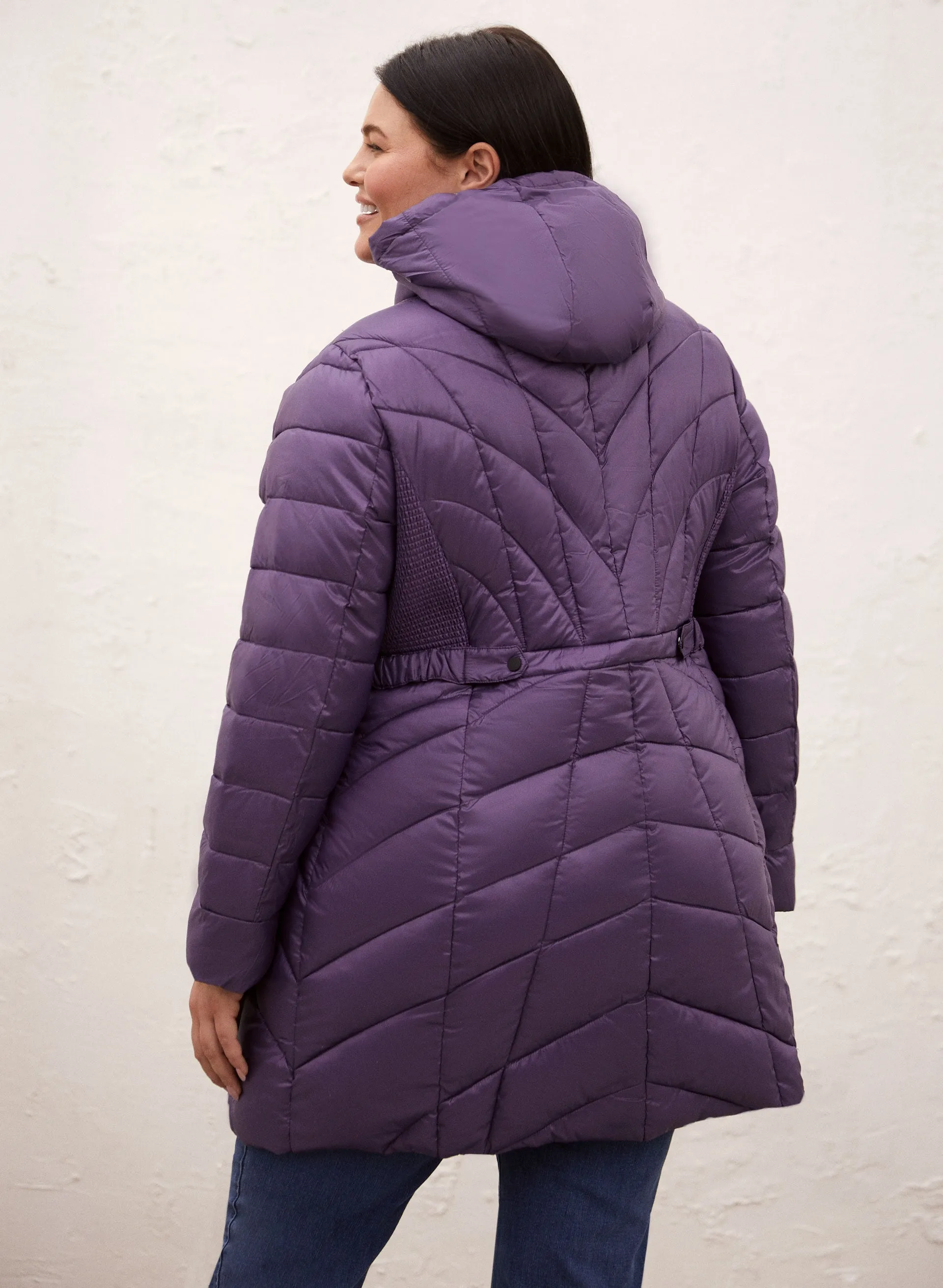 Packable Vegan Down Quilted Coat sold by Laura product image thumbnail 3