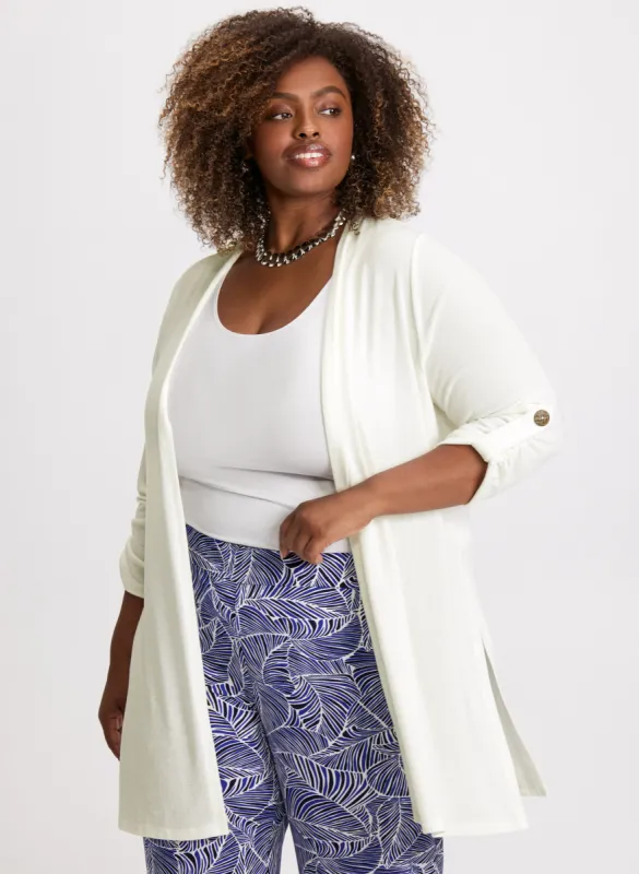 Button Detail Open Front Top sold by Laura