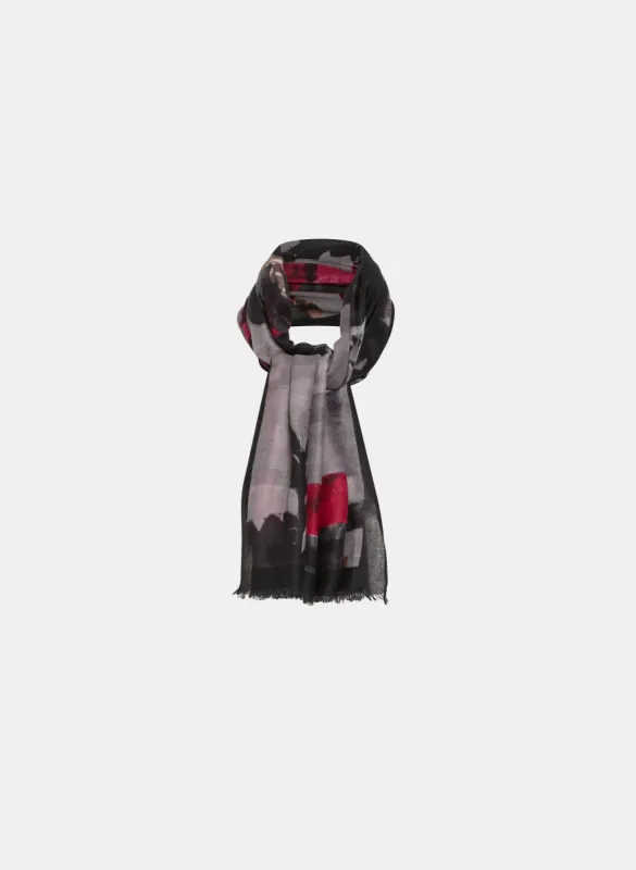 Oblong Multi Colour Scarf sold by Laura