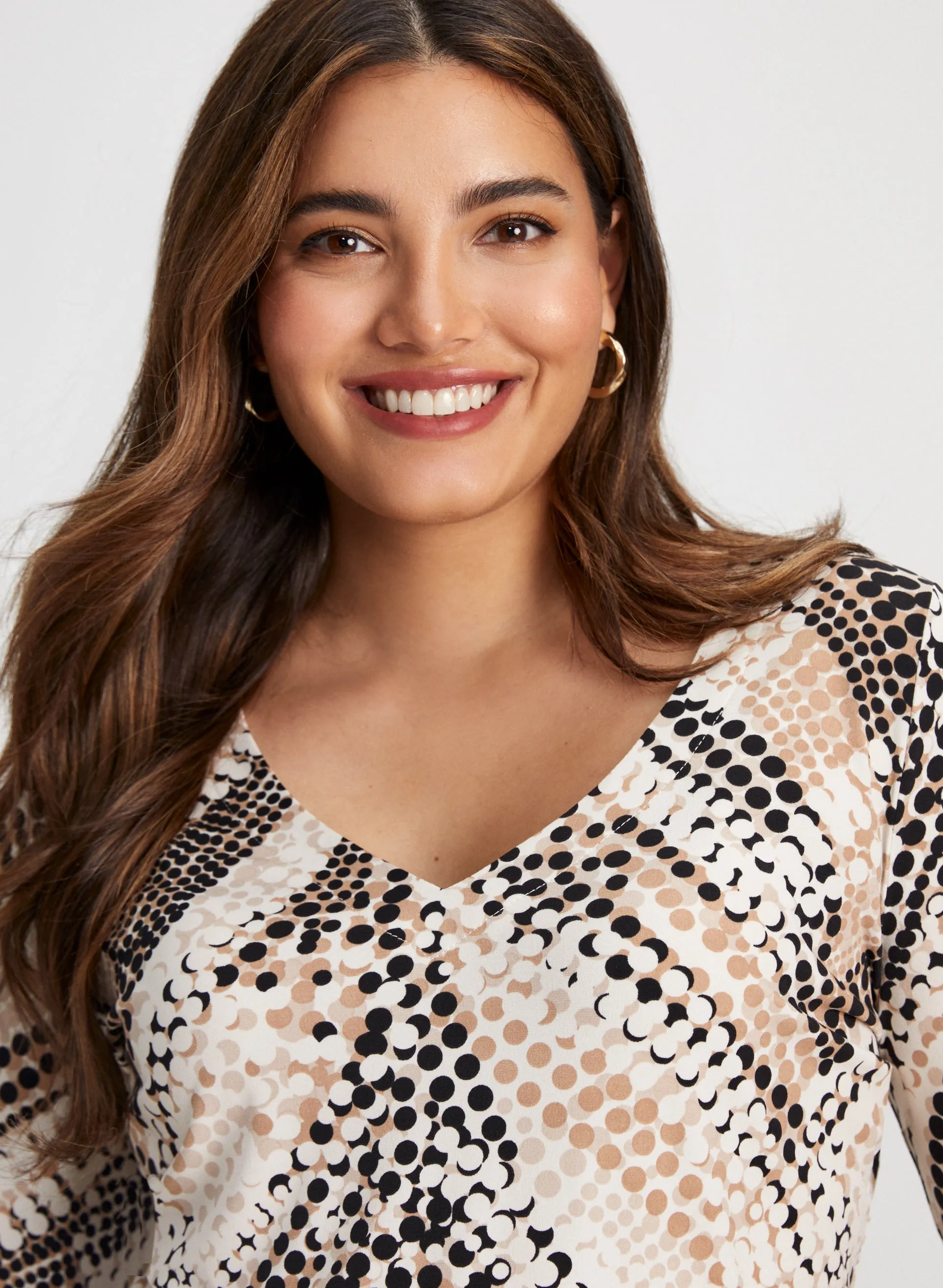 Abstract Polka Dot Print Top sold by Laura product image thumbnail 2