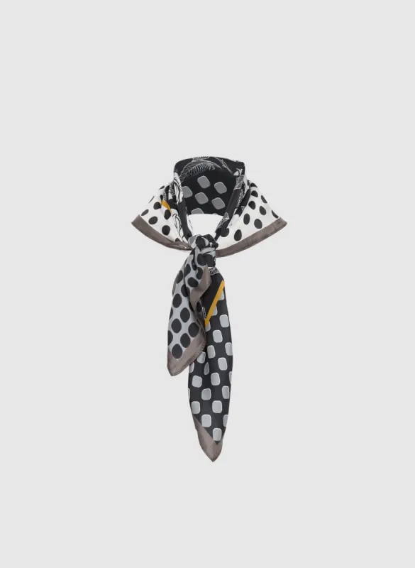 Mixed Print Polka Dot Scarf sold by Laura