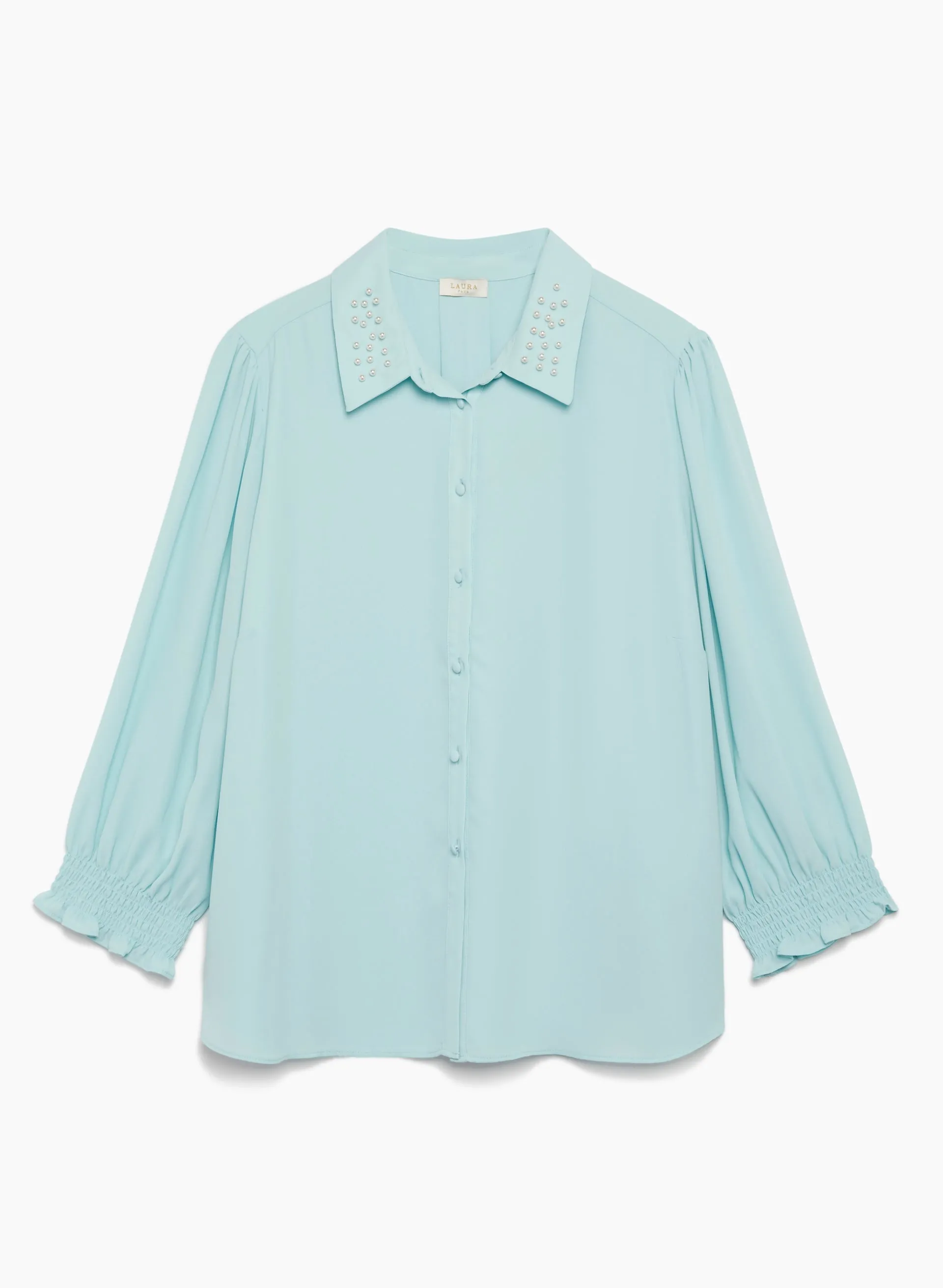 Pearl Detail Button Down Blouse sold by Laura product image thumbnail 5