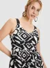 Abstract Print Maxi Dress sold by Laura