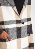 Plaid Open Front Coatigan sold by Laura
