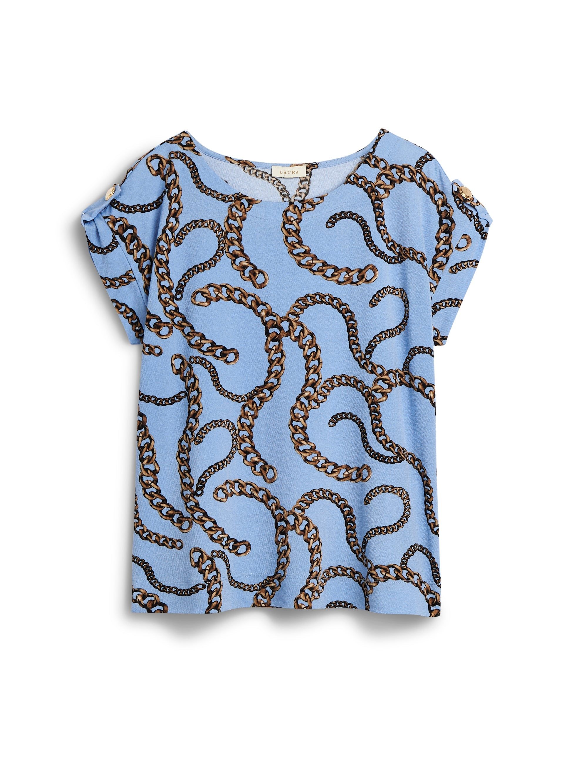 Chain Print Top sold by Laura product image thumbnail 5