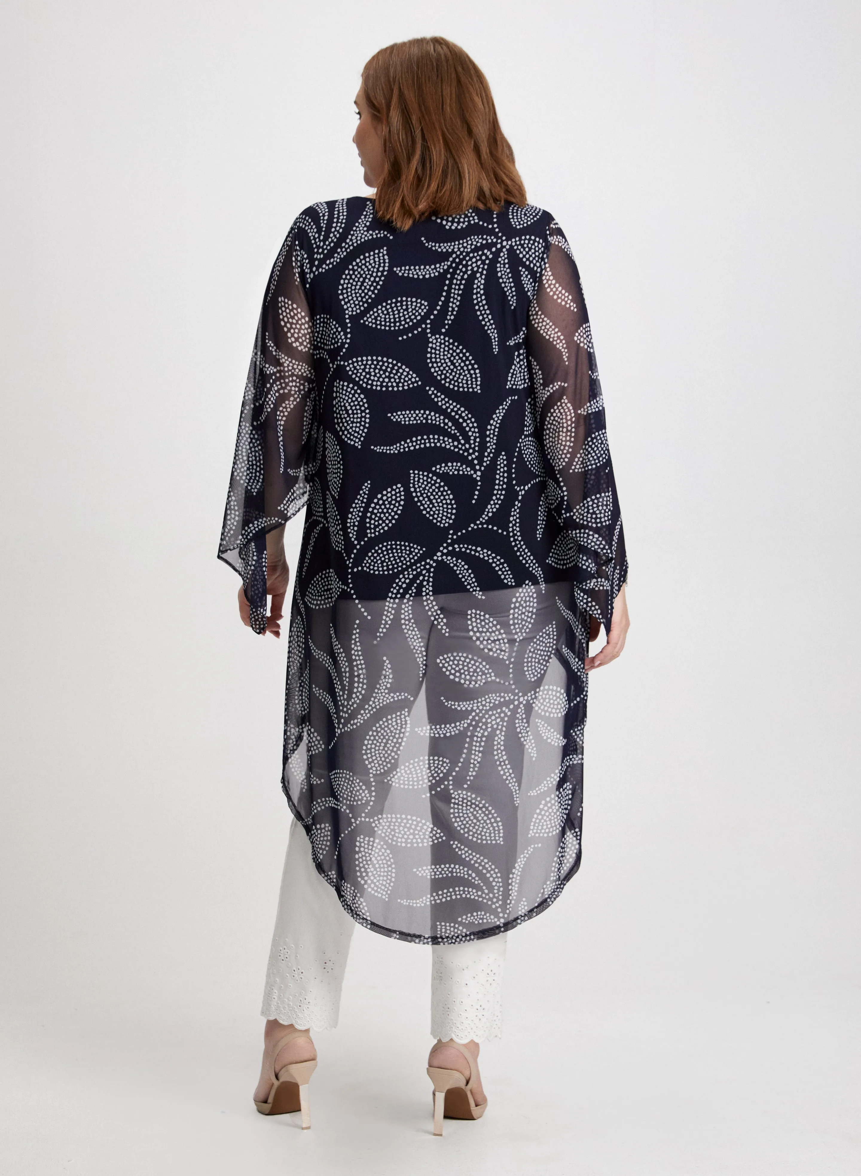 Leaf Print Asymmetric Tunic sold by Laura product image thumbnail 3