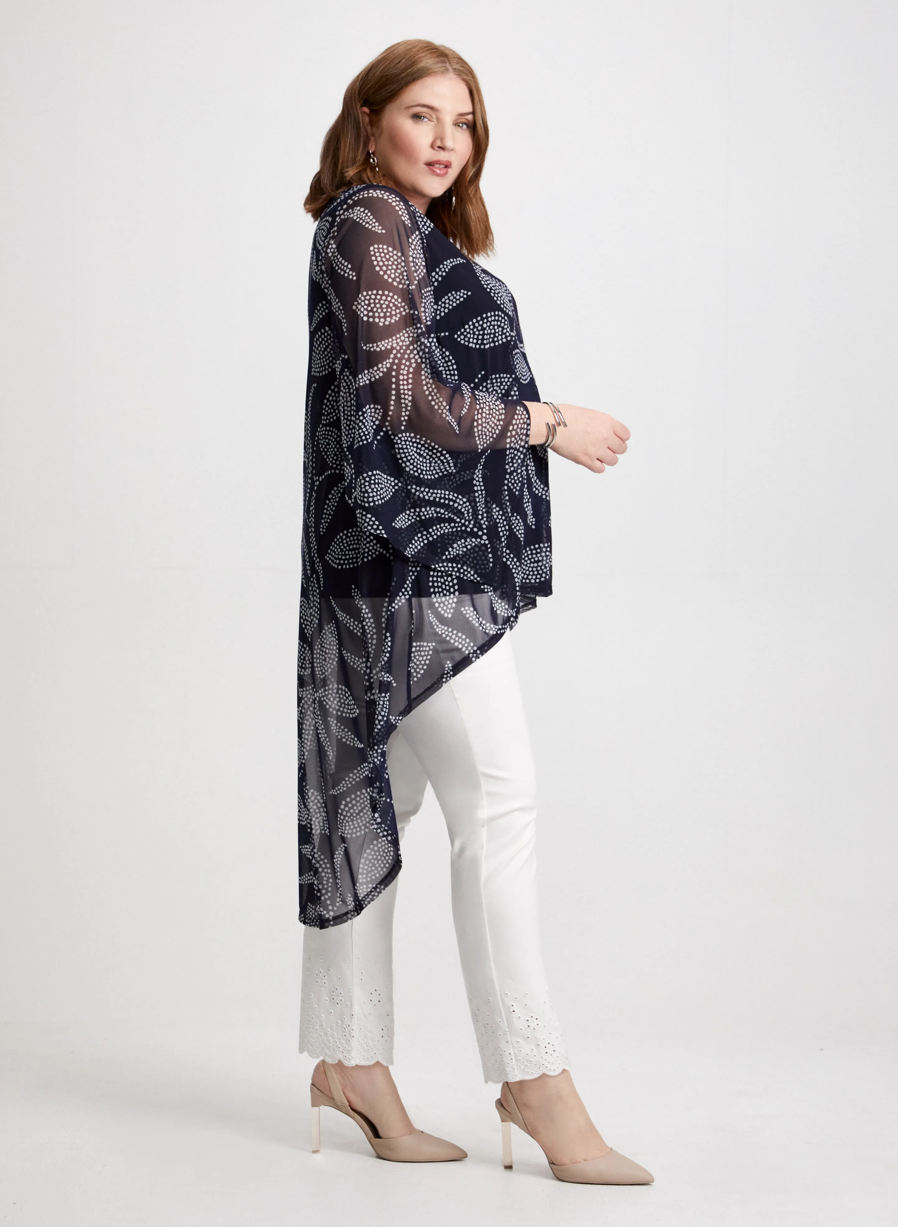 Leaf Print Asymmetric Tunic sold by Laura product image thumbnail 2