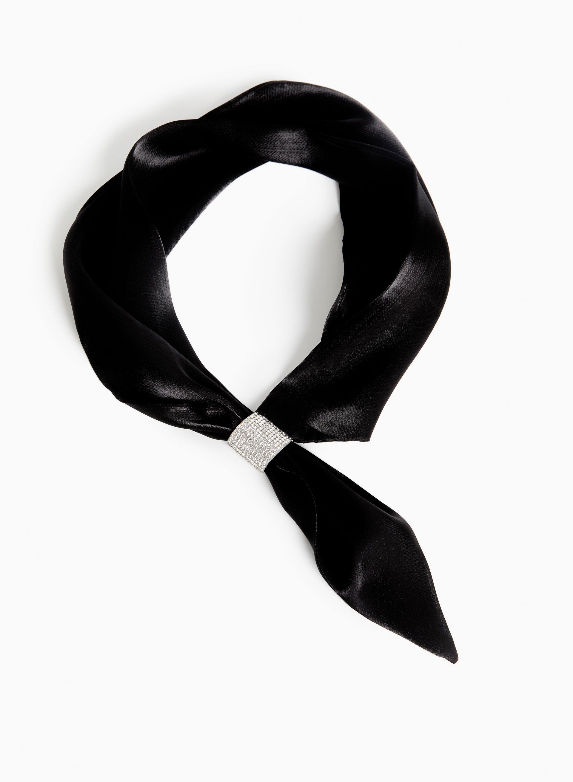 Rhinestone Detail Necktie sold by Laura