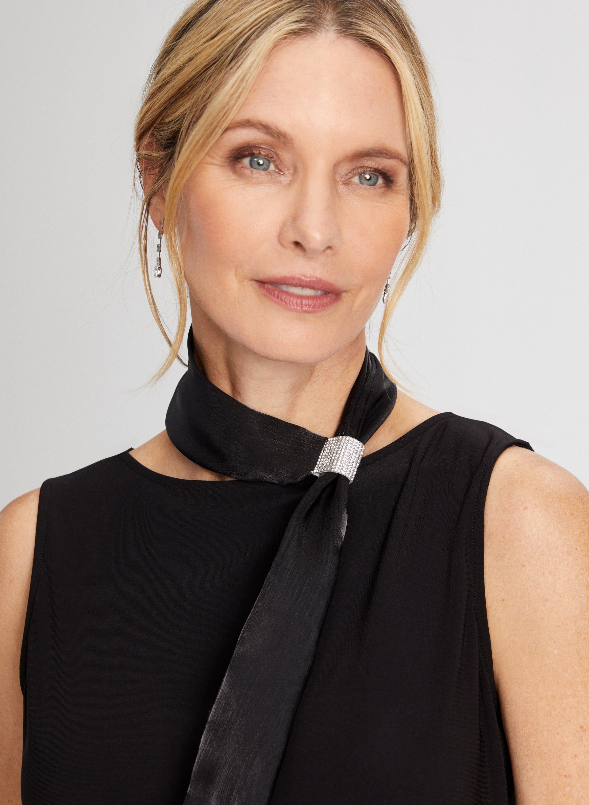 Rhinestone Detail Necktie sold by Laura product image thumbnail 3