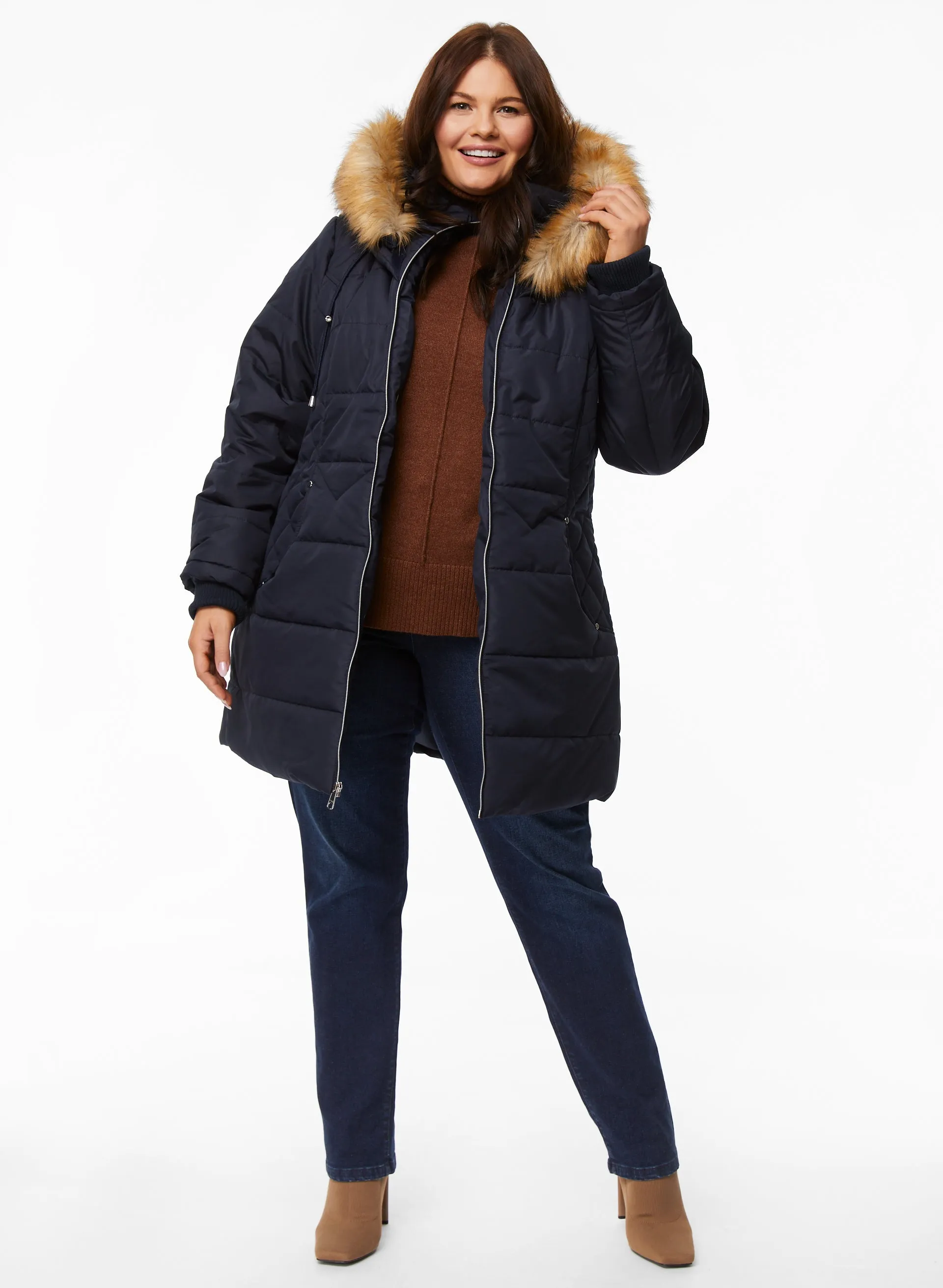 Vegan Down Quilted Coat sold by Laura product image thumbnail 3