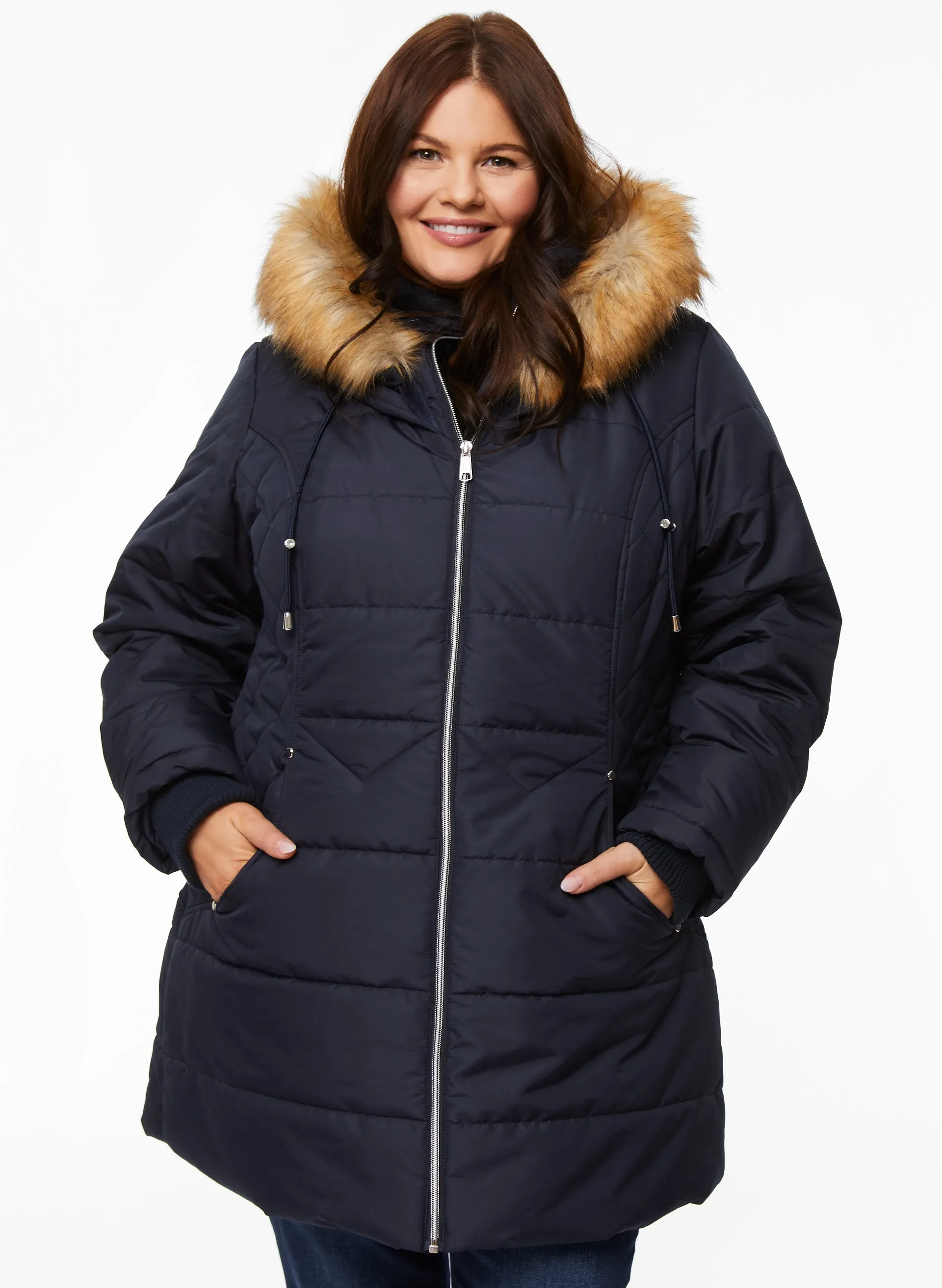 Vegan Down Quilted Coat sold by Laura