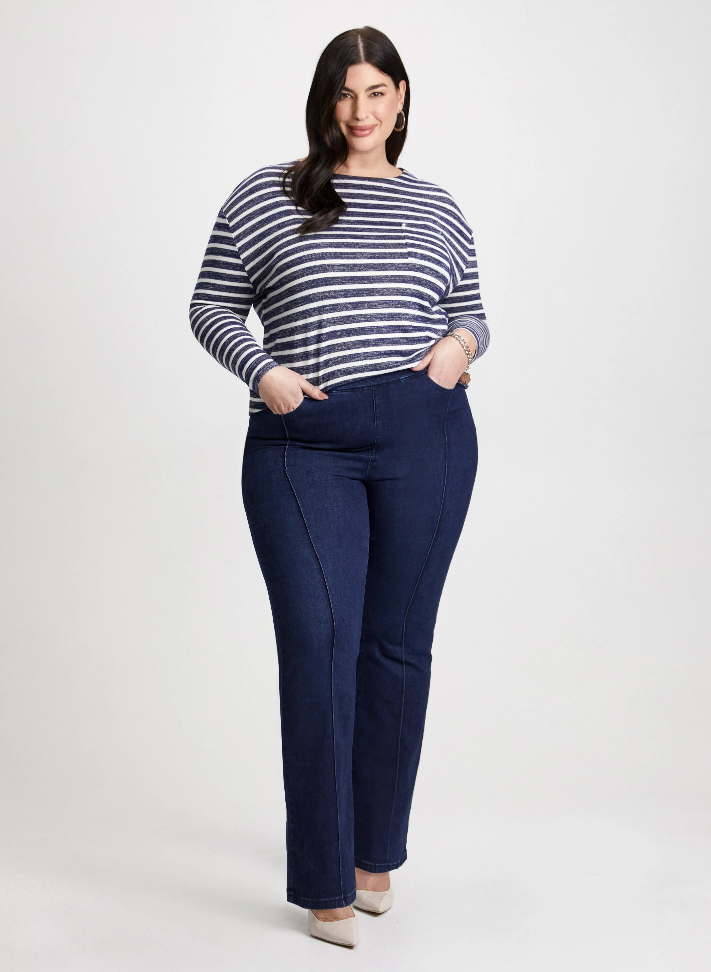 Stripe Print Top sold by Laura product image thumbnail 3