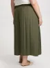 Smocked Waist Satin Maxi Skirt sold by Laura