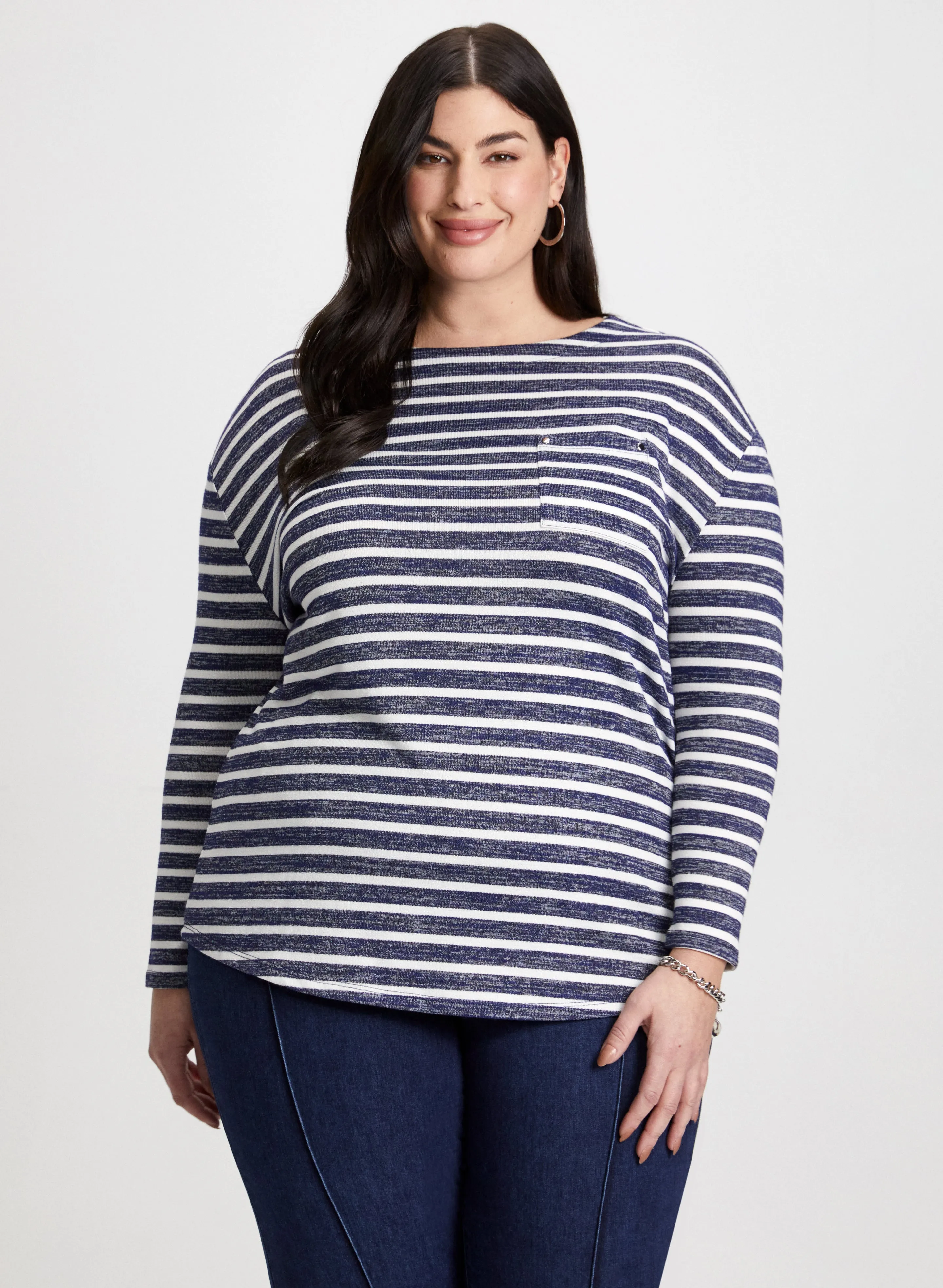 Stripe Print Top sold by Laura