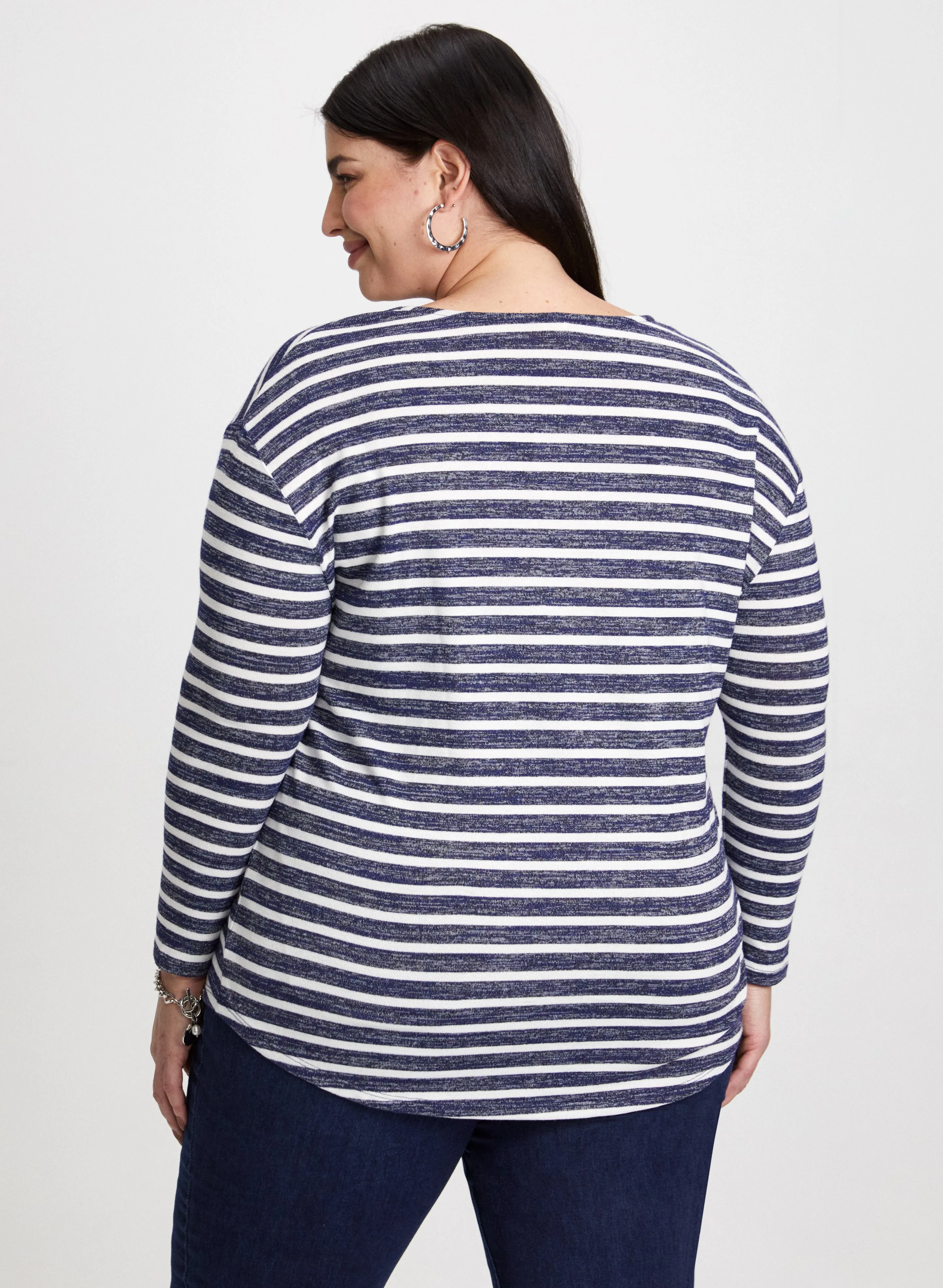 Stripe Print Top sold by Laura product image thumbnail 4